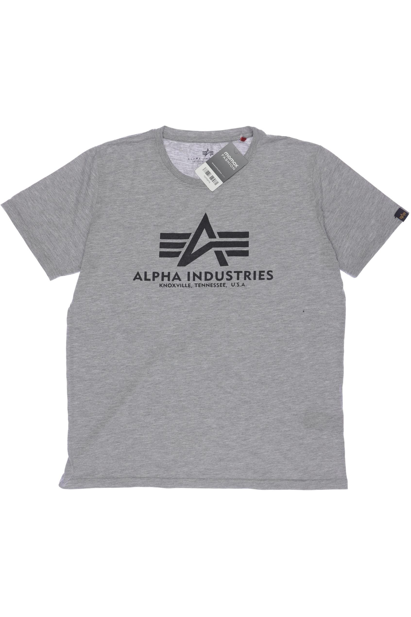 

Alpha industries Herren T-Shirt, grau, Gr. 176