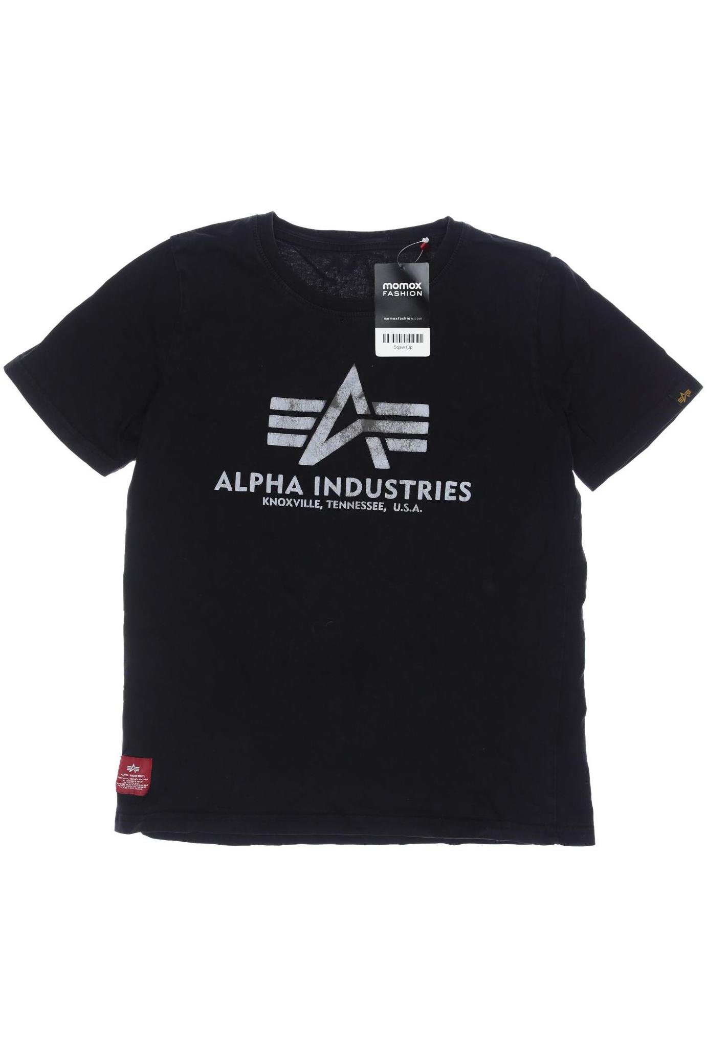 

Alpha industries Herren T-Shirt, schwarz, Gr. 164