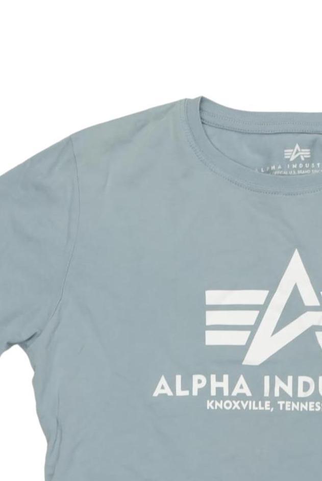 Thumbnail - Alpha industries Jungen T-Shirt, hellblau, Gr. 164