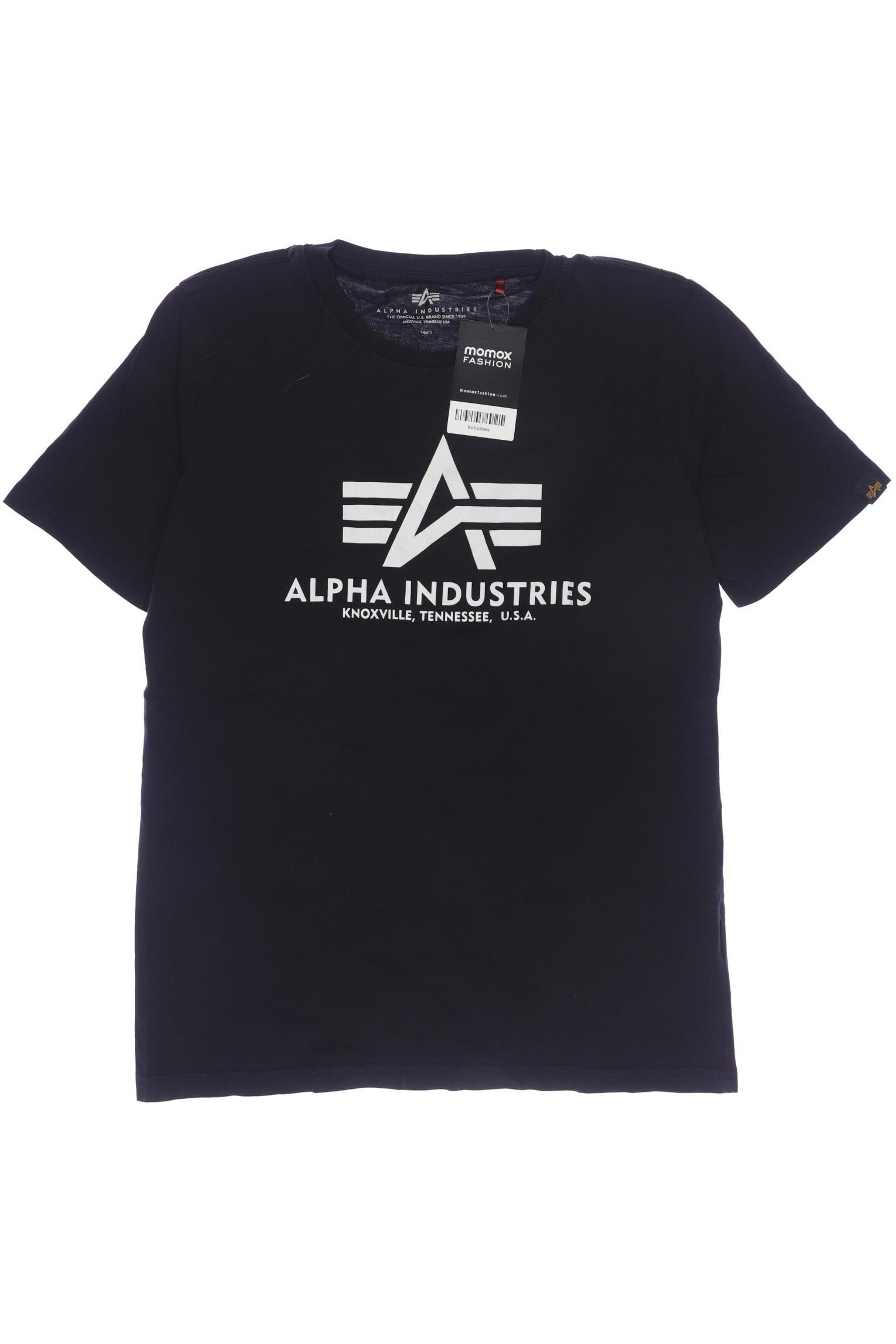 

Alpha industries Jungen T-Shirt, schwarz