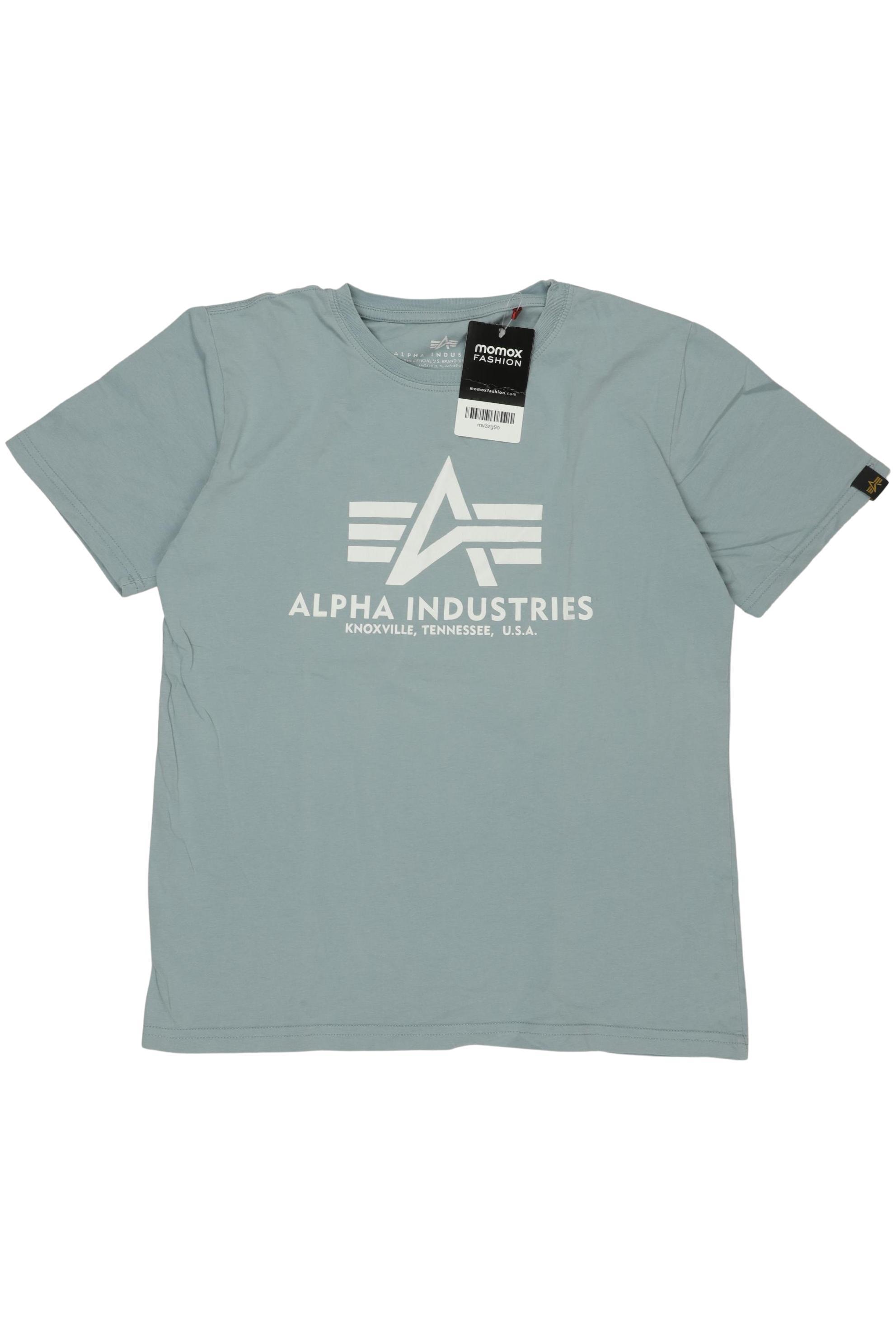 

Alpha industries Herren T-Shirt, blau, Gr. 164