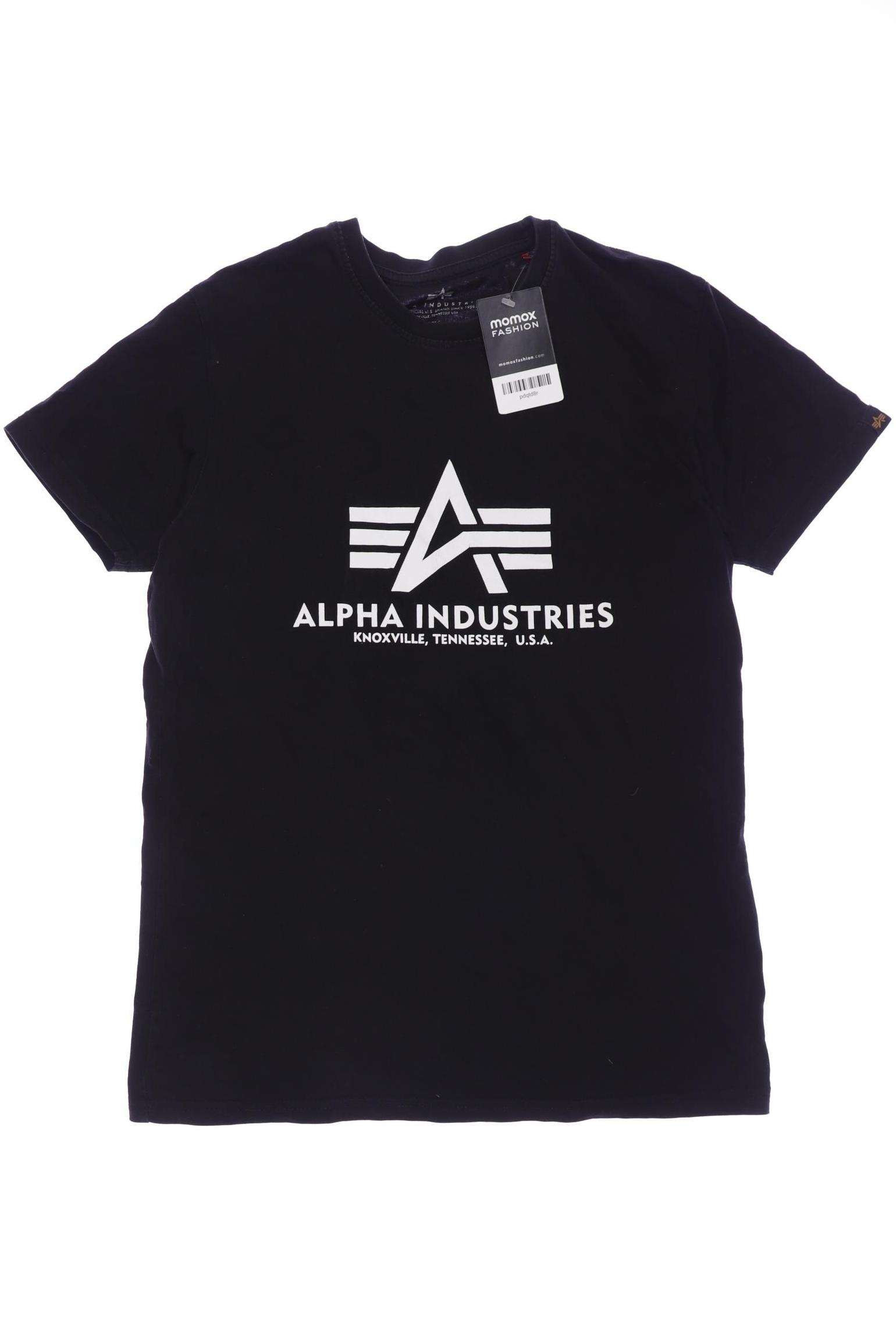 

Alpha industries Herren T-Shirt, schwarz, Gr. 134