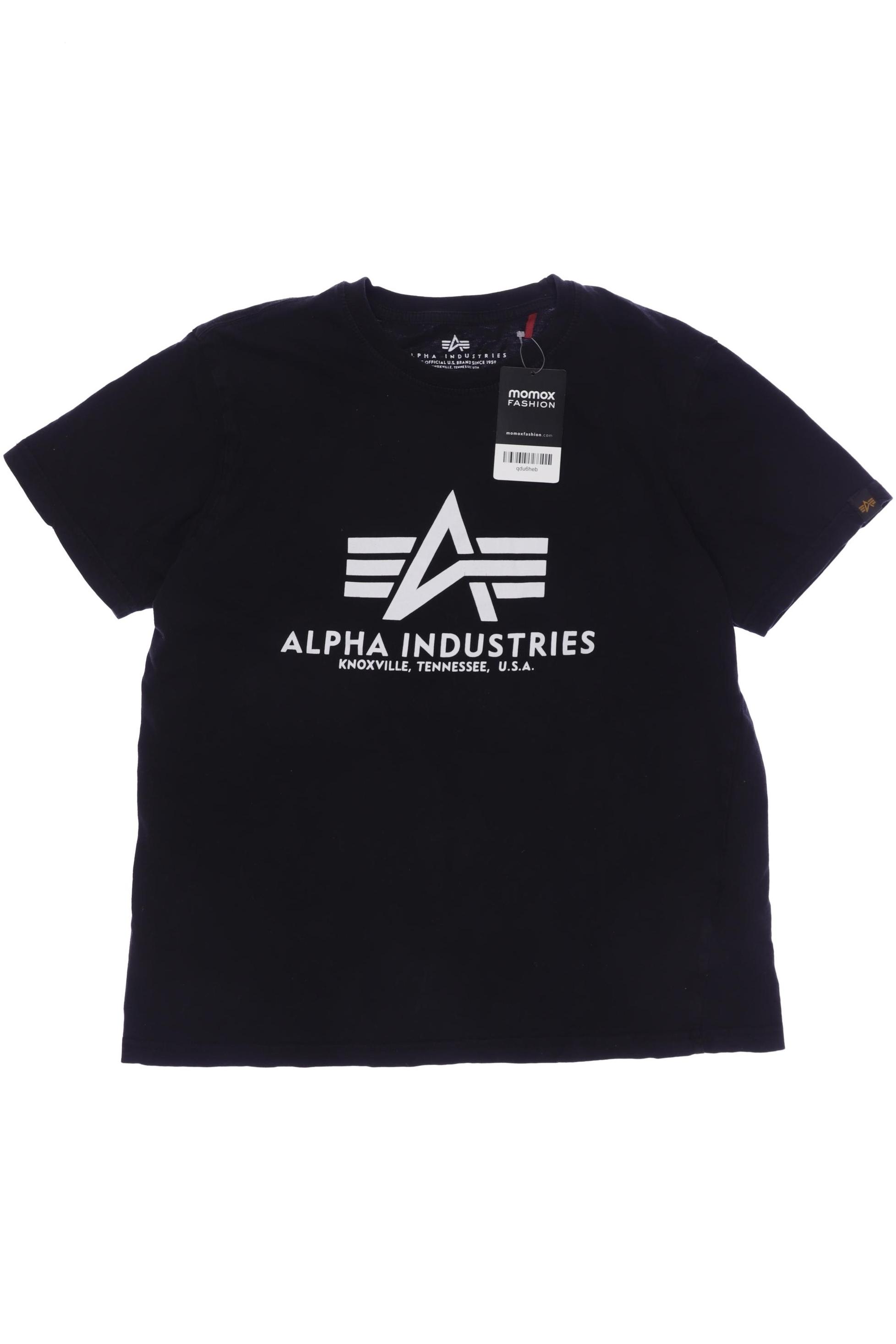 

Alpha industries Herren T-Shirt, schwarz, Gr. 134