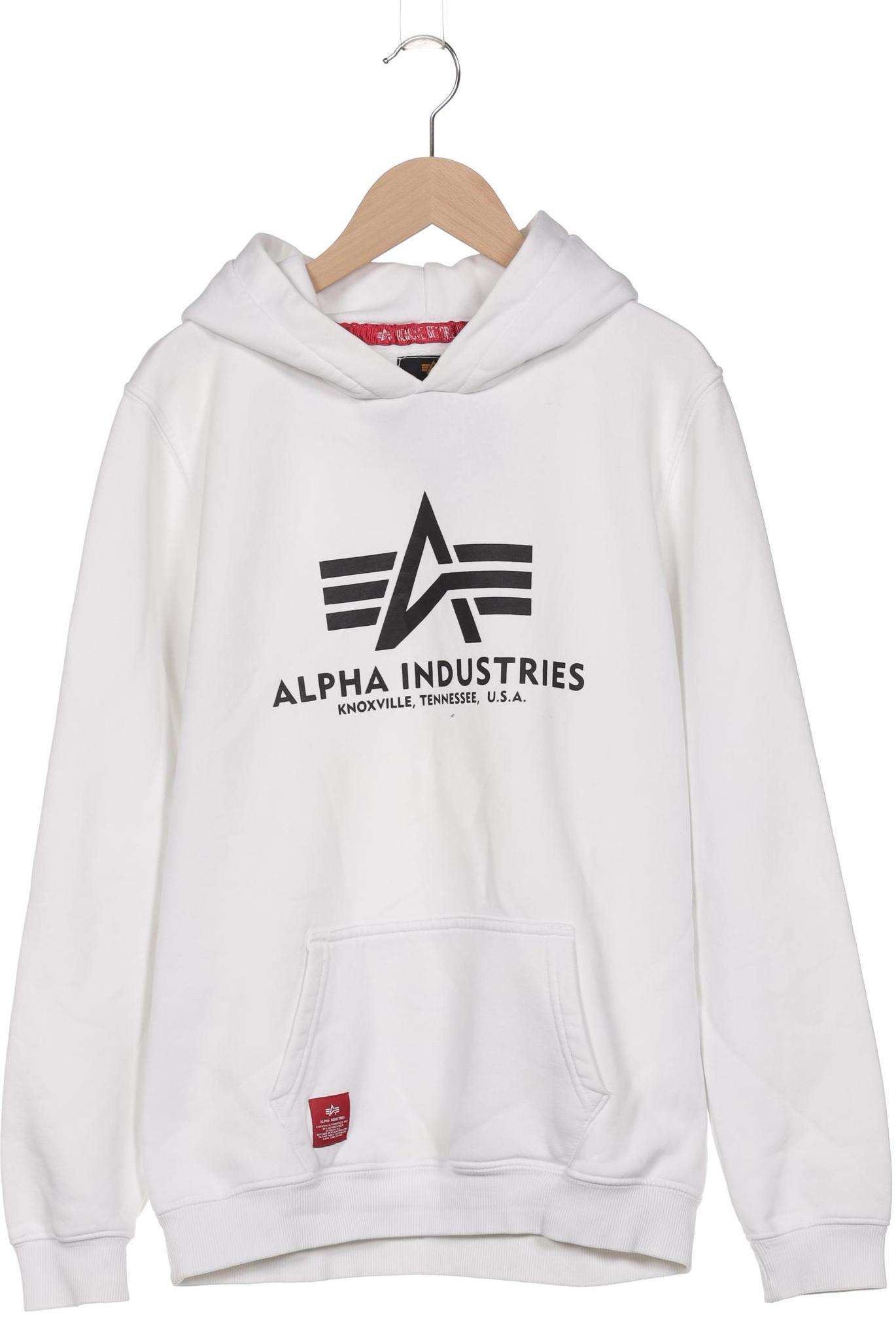 

Alpha industries Herren Hoodies & Sweater, weiß, Gr. 16