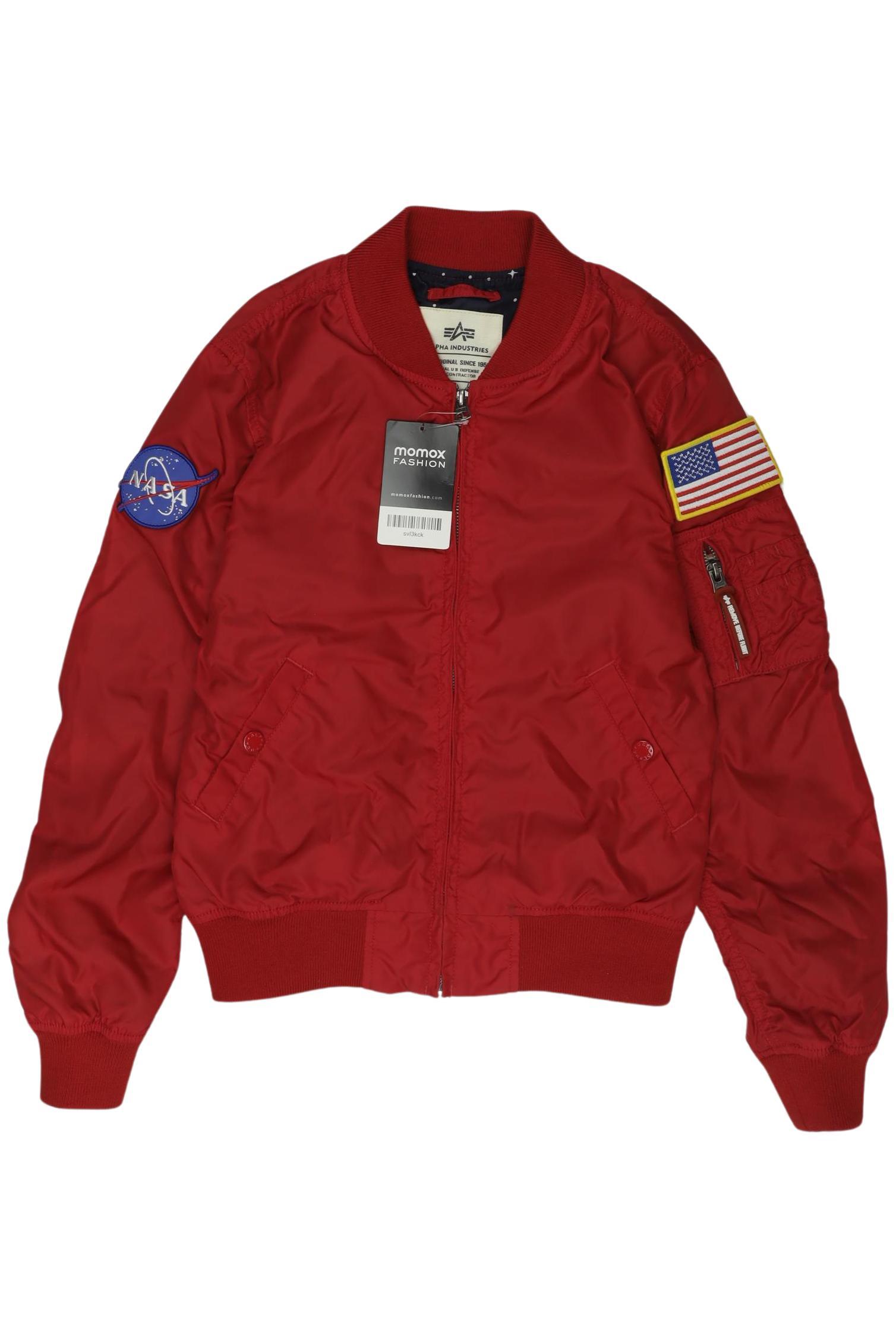 

Alpha industries Jungen Jacke, rot, Gr. 170