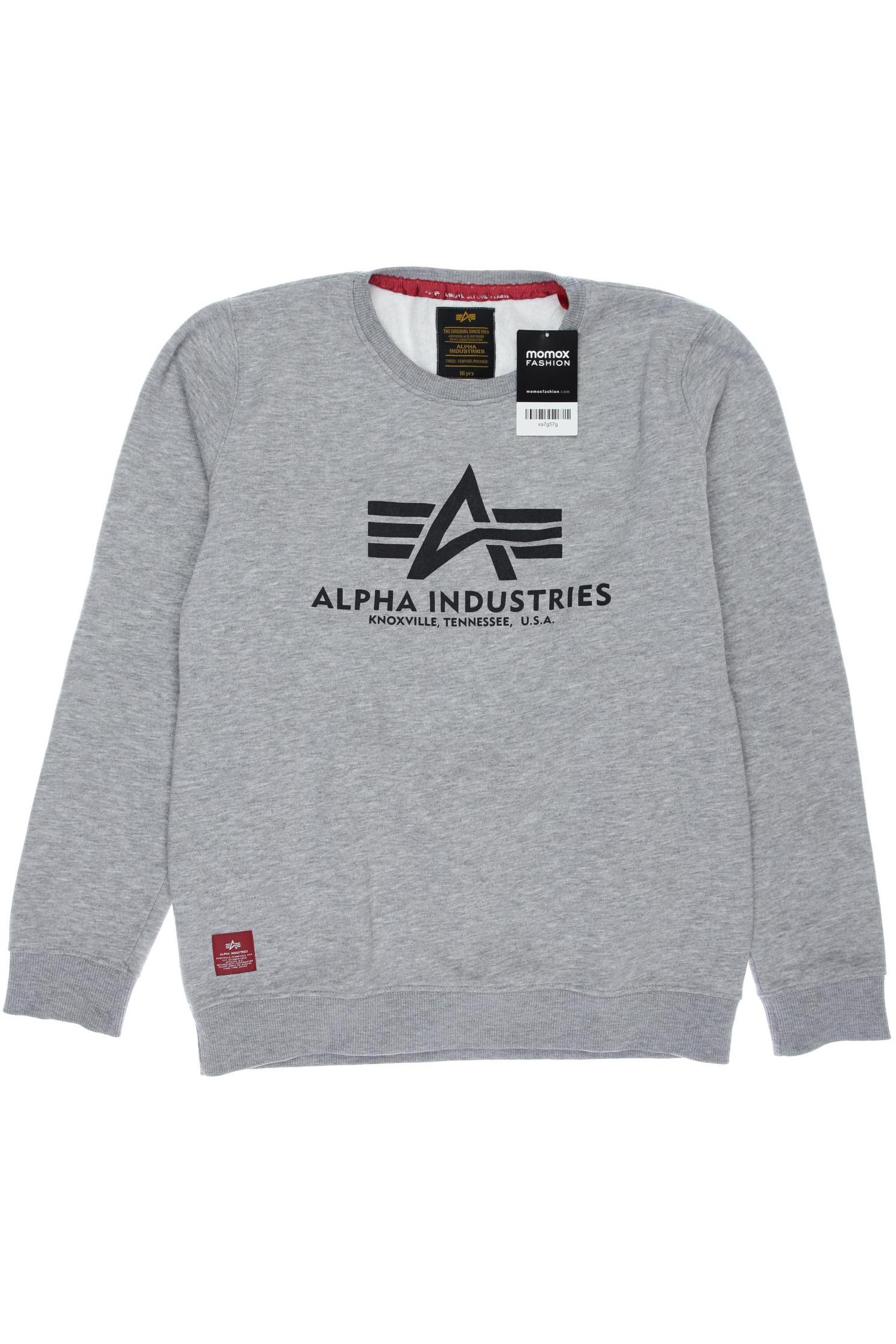 

Alpha industries Herren Hoodies & Sweater, grau, Gr. 176