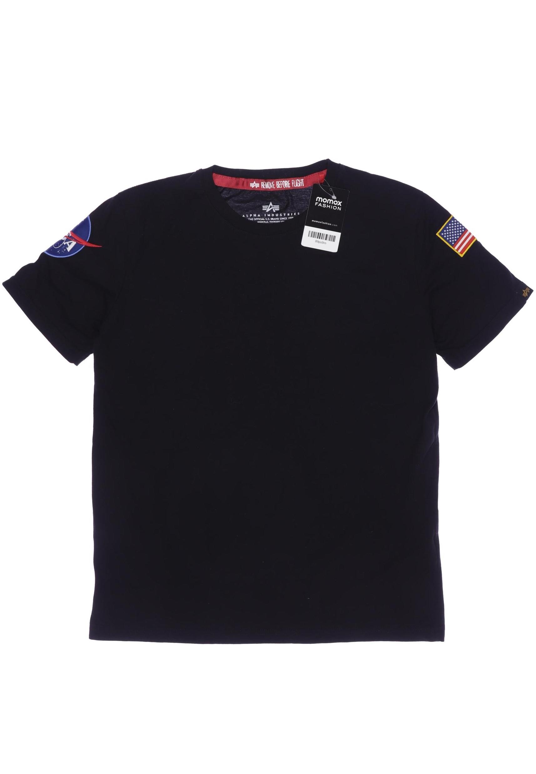 

Alpha industries Herren T-Shirt, schwarz, Gr. 176