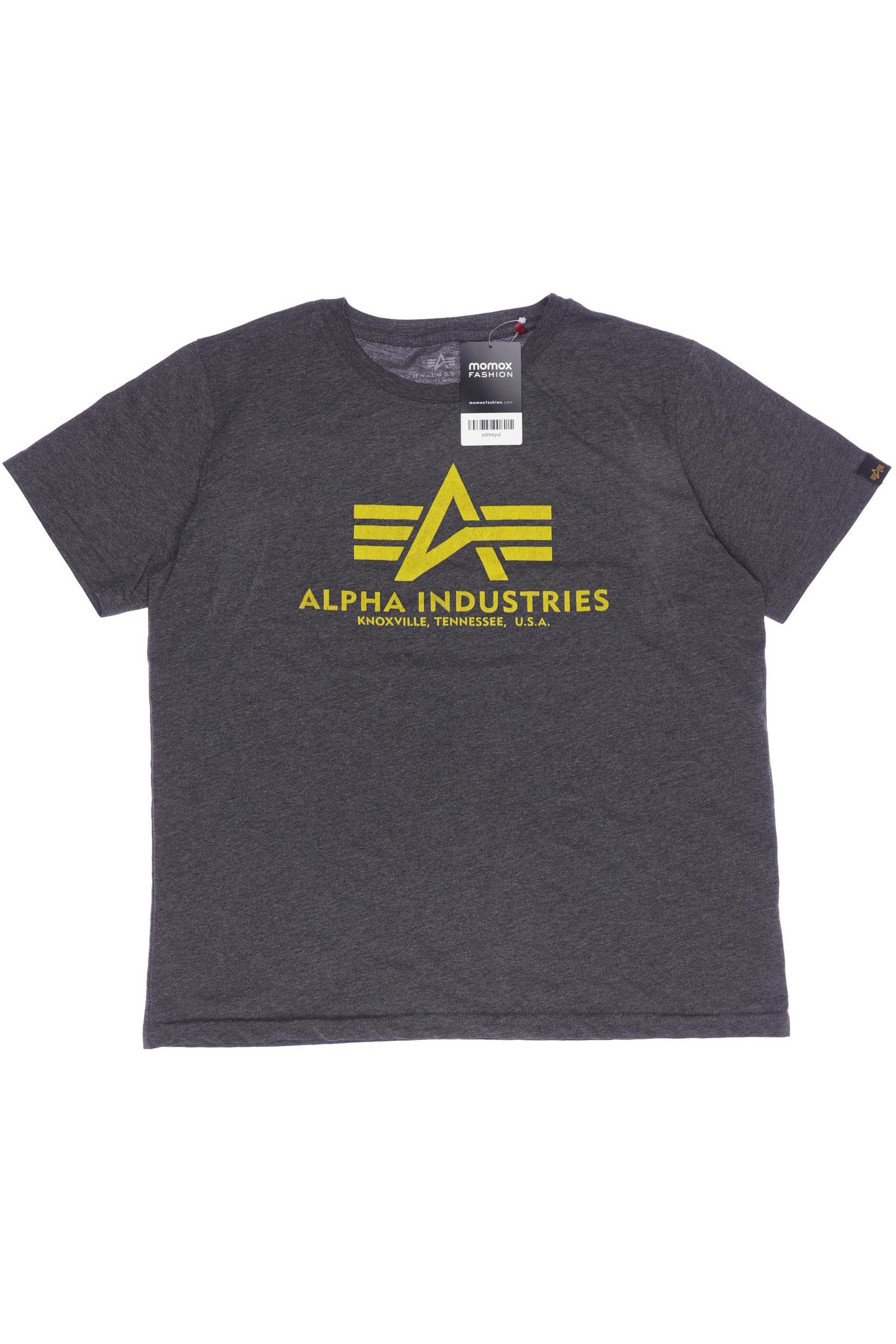 

Alpha industries Herren T-Shirt, grau, Gr. 176