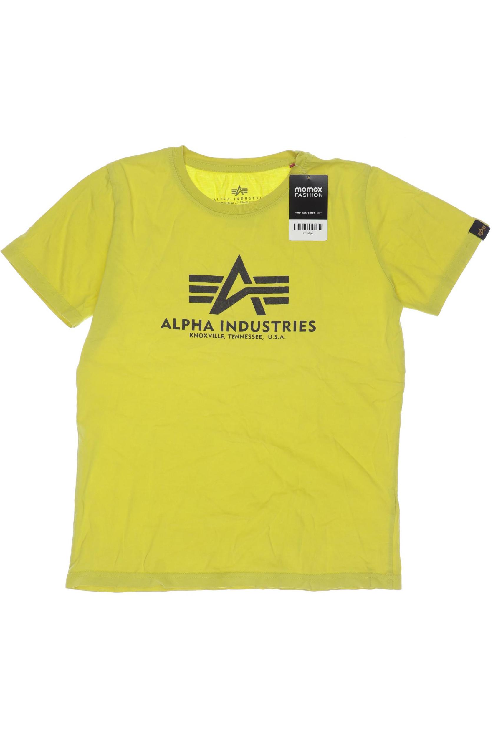 

Alpha industries Herren T-Shirt, gelb, Gr. 152