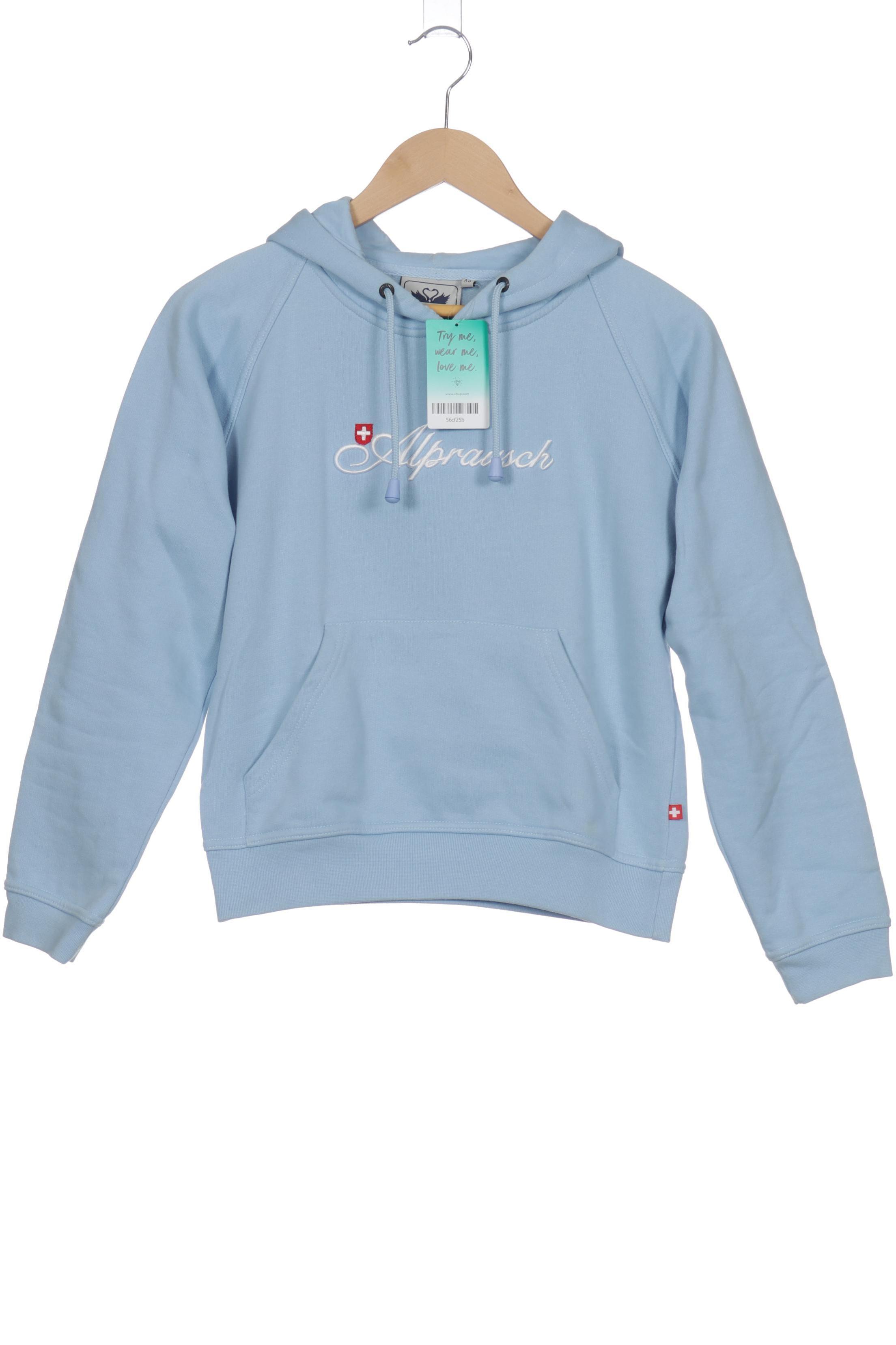 

Alprausch Damen Kapuzenpullover, blau, Gr.