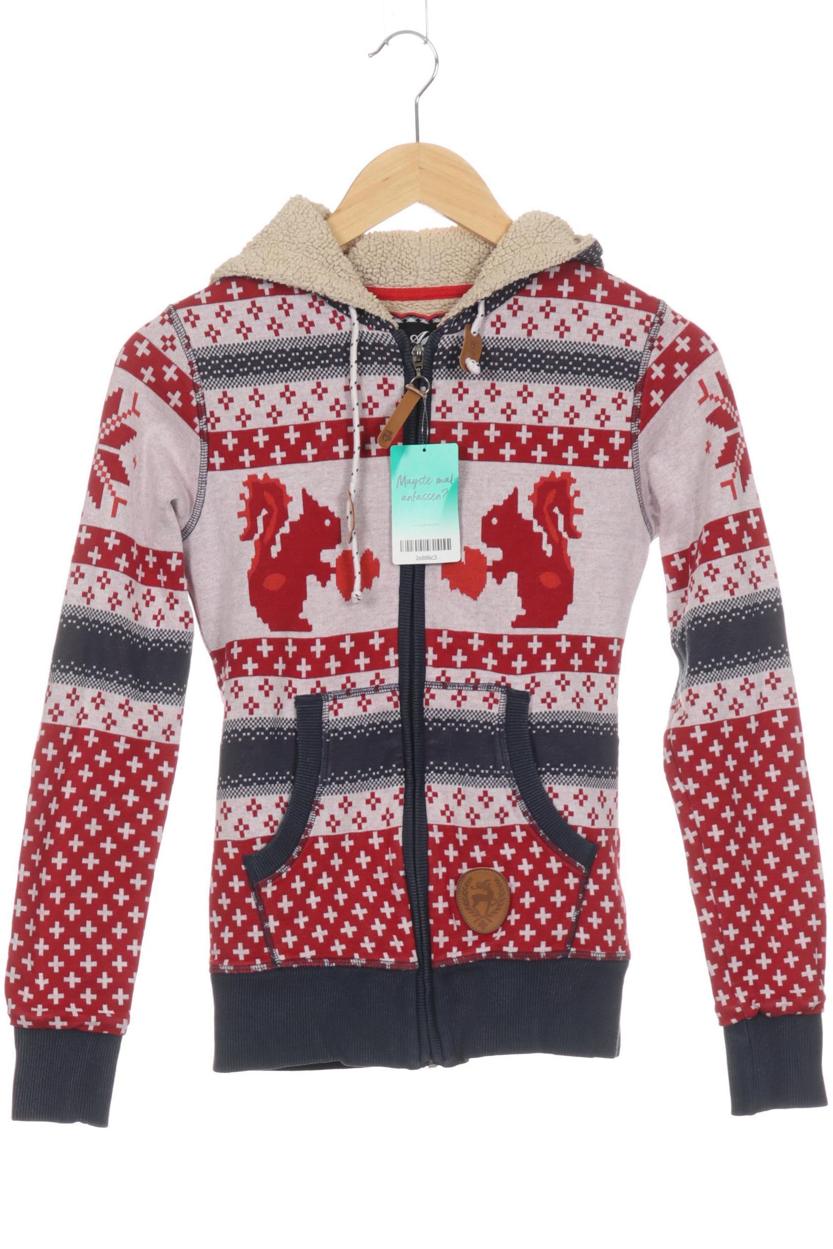 

Alprausch Damen Strickjacke, rot, Gr.