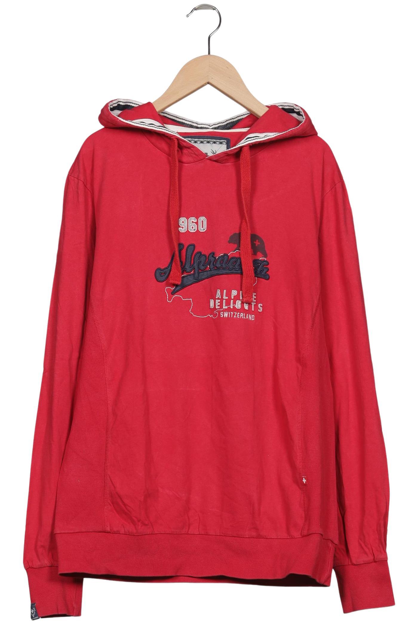 Thumbnail - Alprausch Herren Kapuzenpullover, rot, Gr. 48