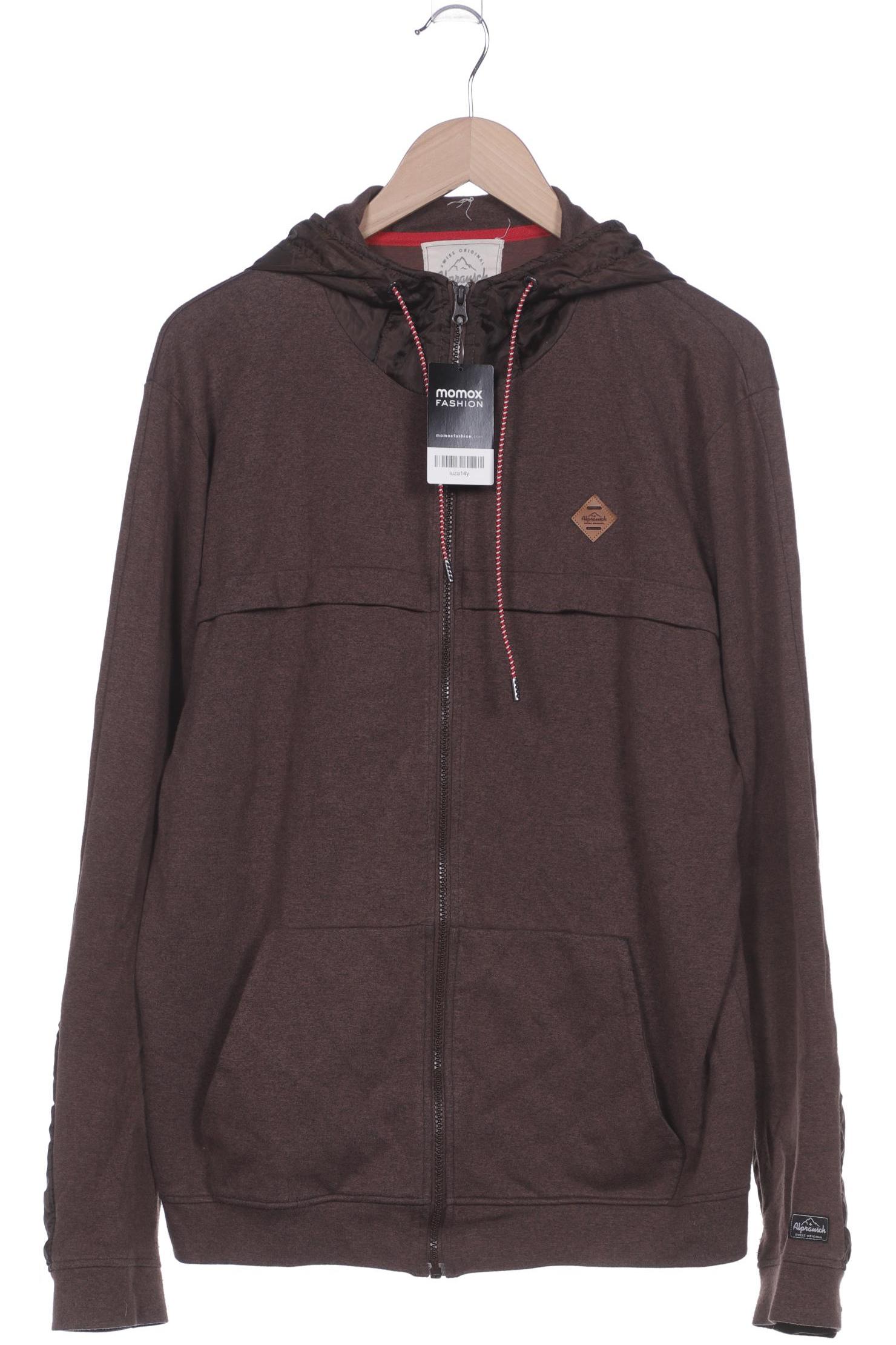 

Alprausch Herren Kapuzenpullover, braun, Gr. 56