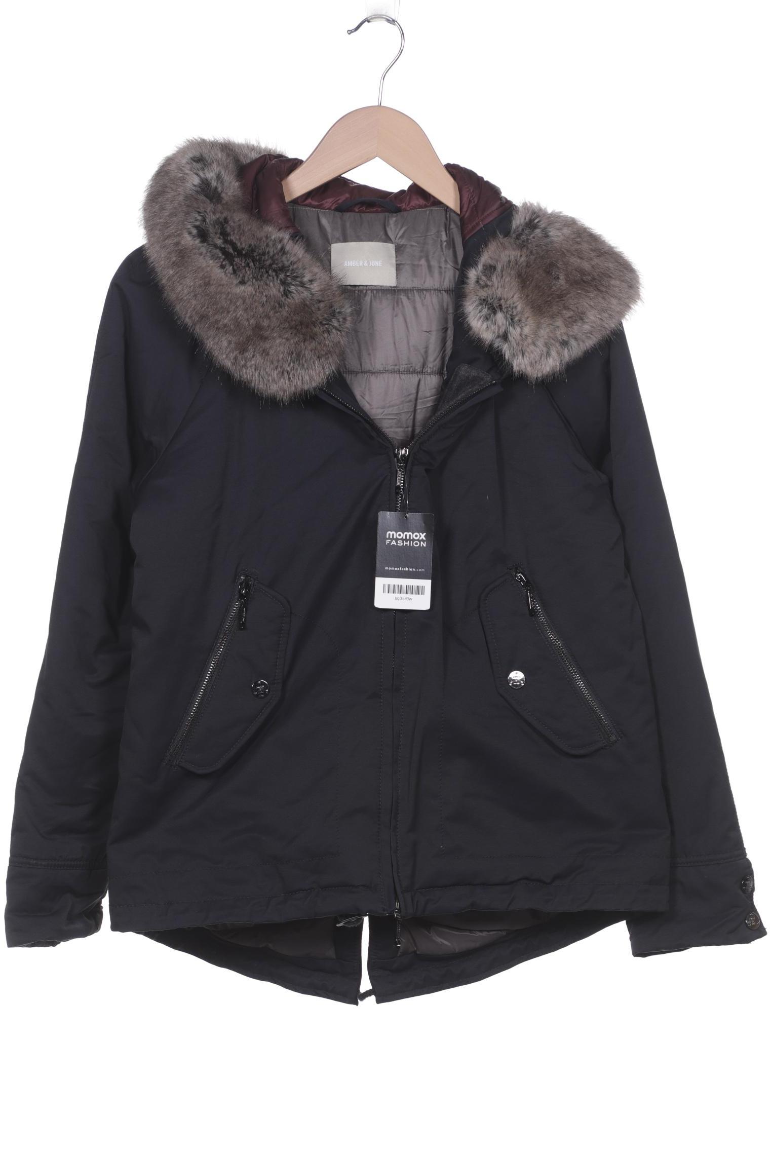 

Amber & June Damen Jacke, schwarz, Gr. 38