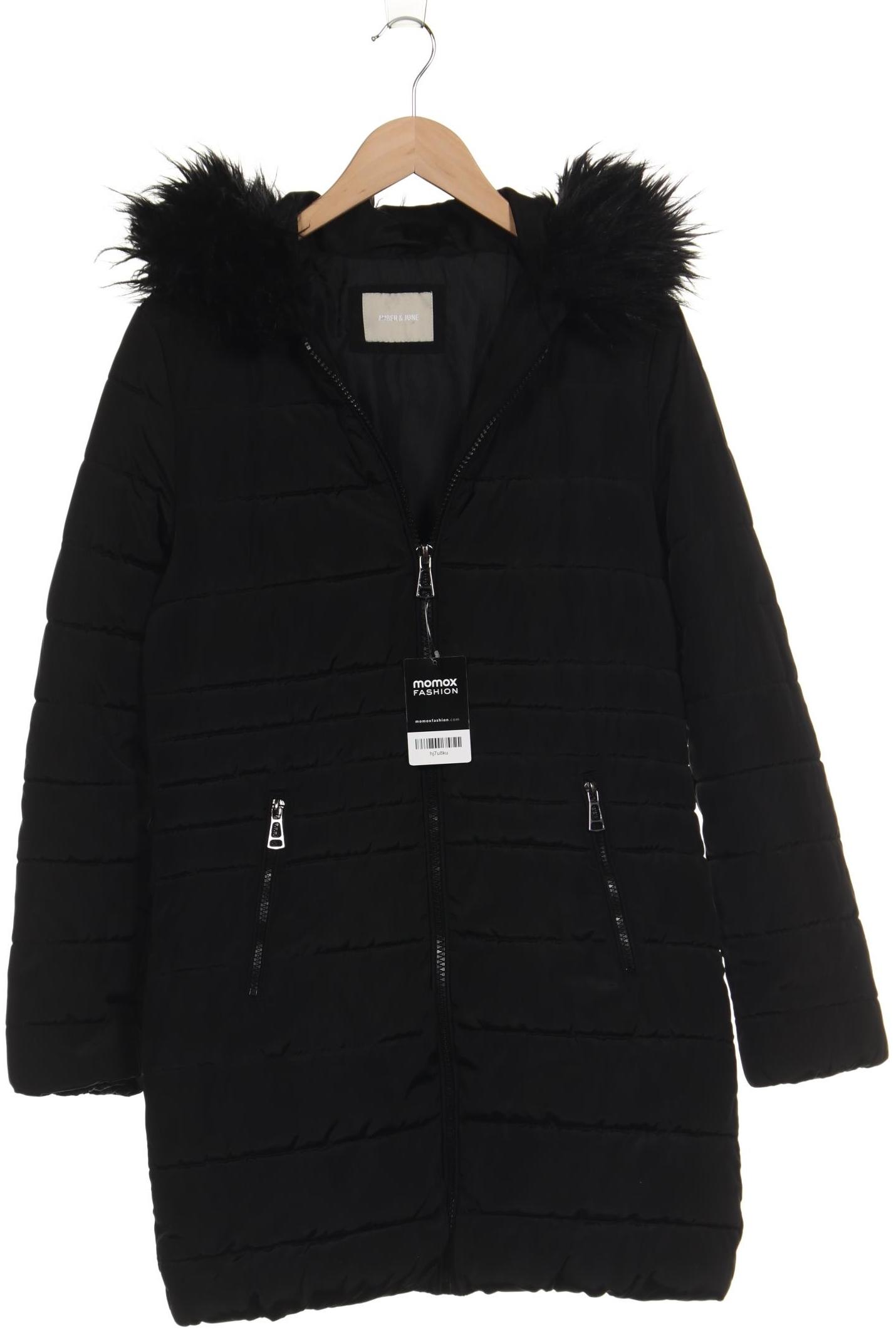 

Amber & June Damen Mantel, schwarz, Gr. 36