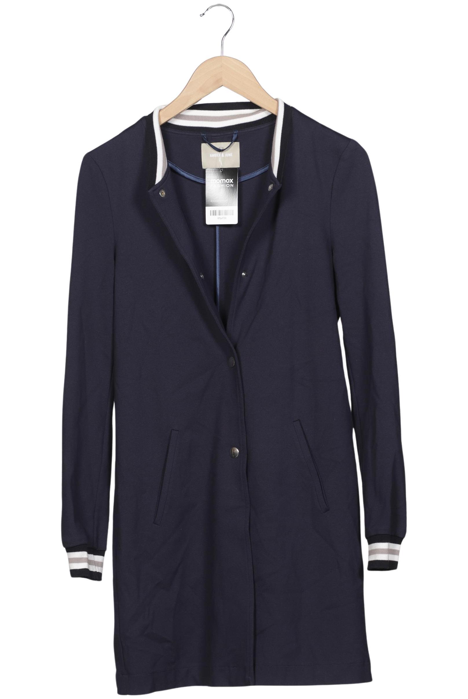 

Amber & June Damen Mantel, marineblau, Gr. 34