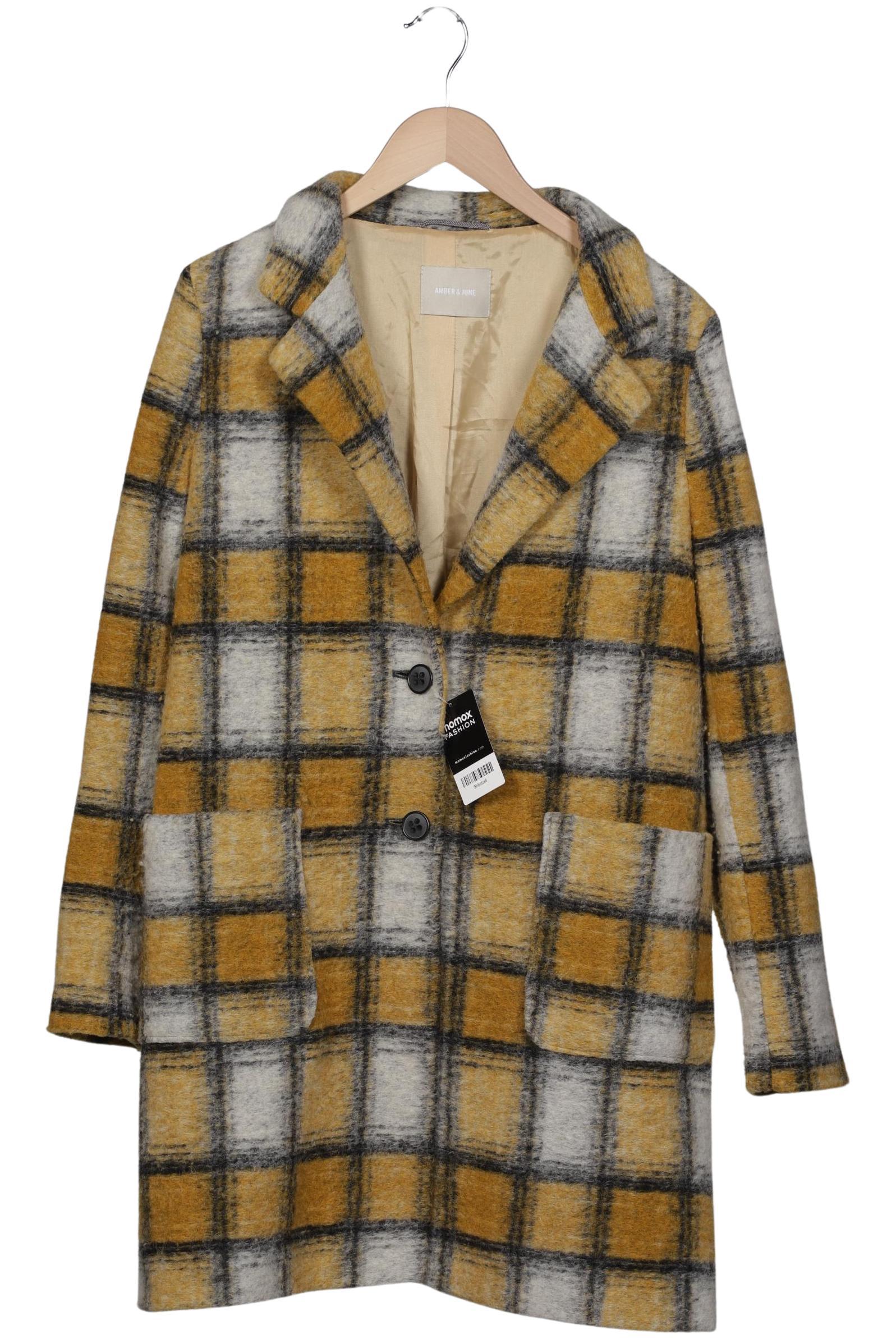 

Amber & June Damen Mantel, gelb, Gr. 38