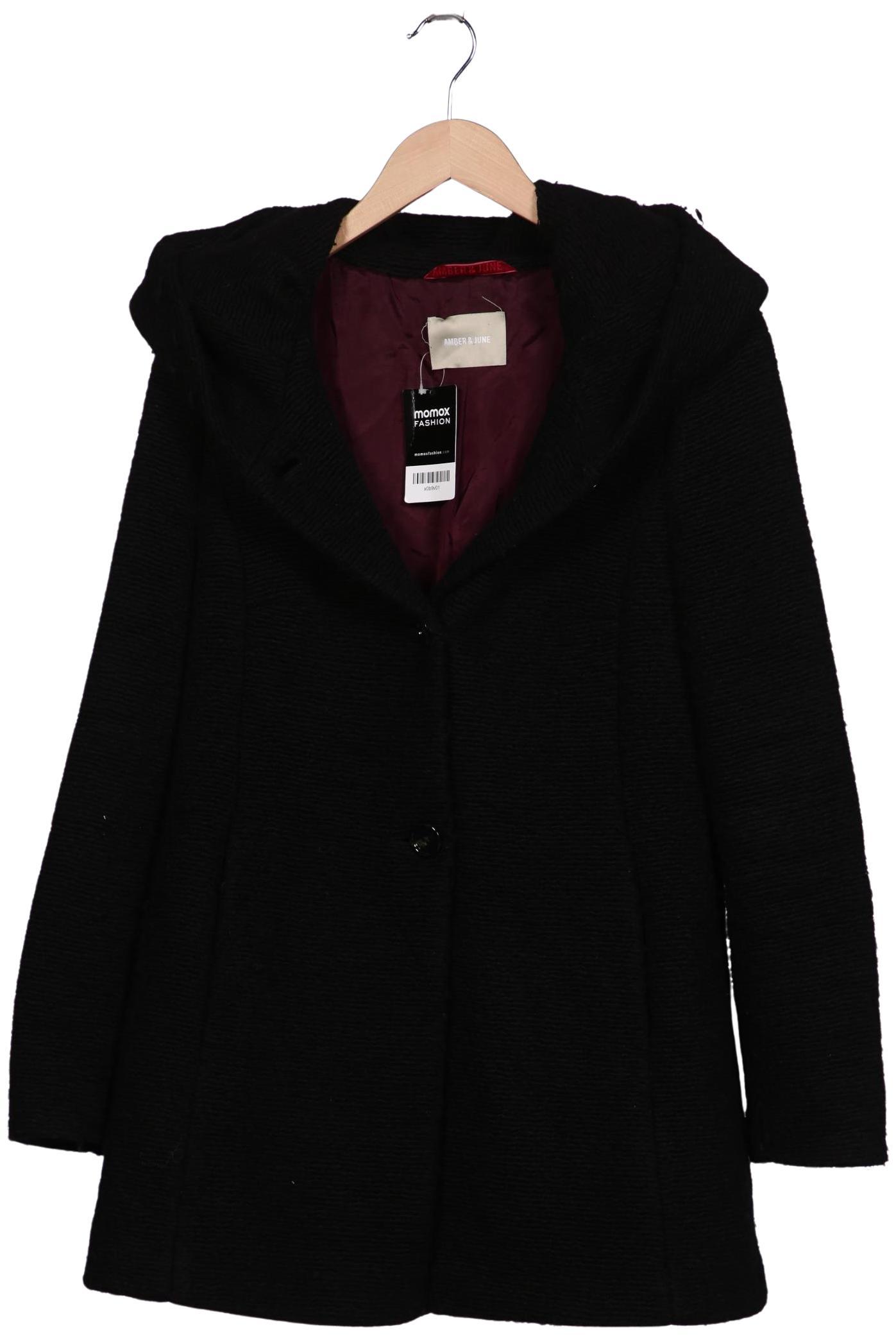 

Amber & June Damen Mantel, schwarz, Gr. 42