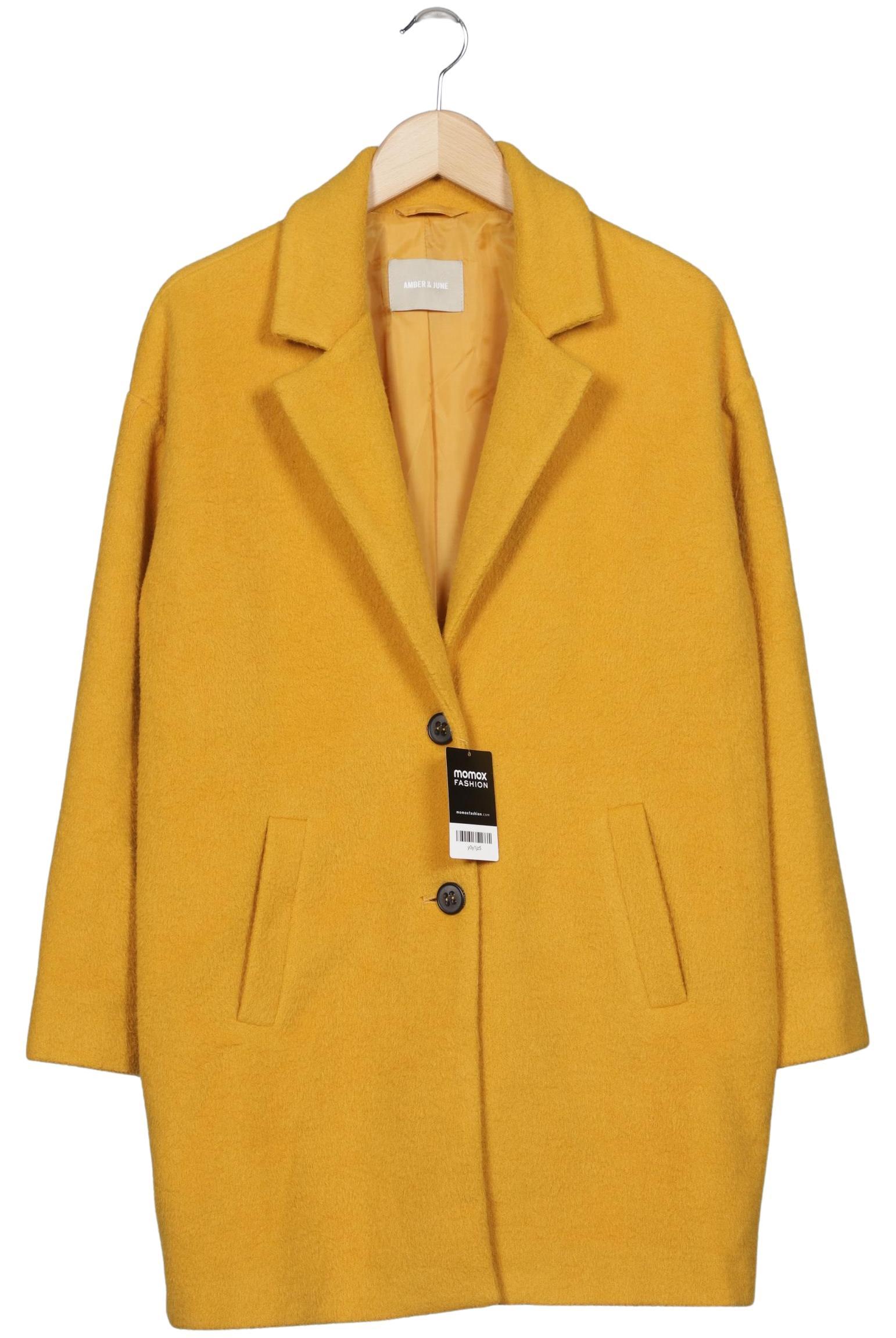 

Amber & June Damen Mantel, gelb, Gr. 38