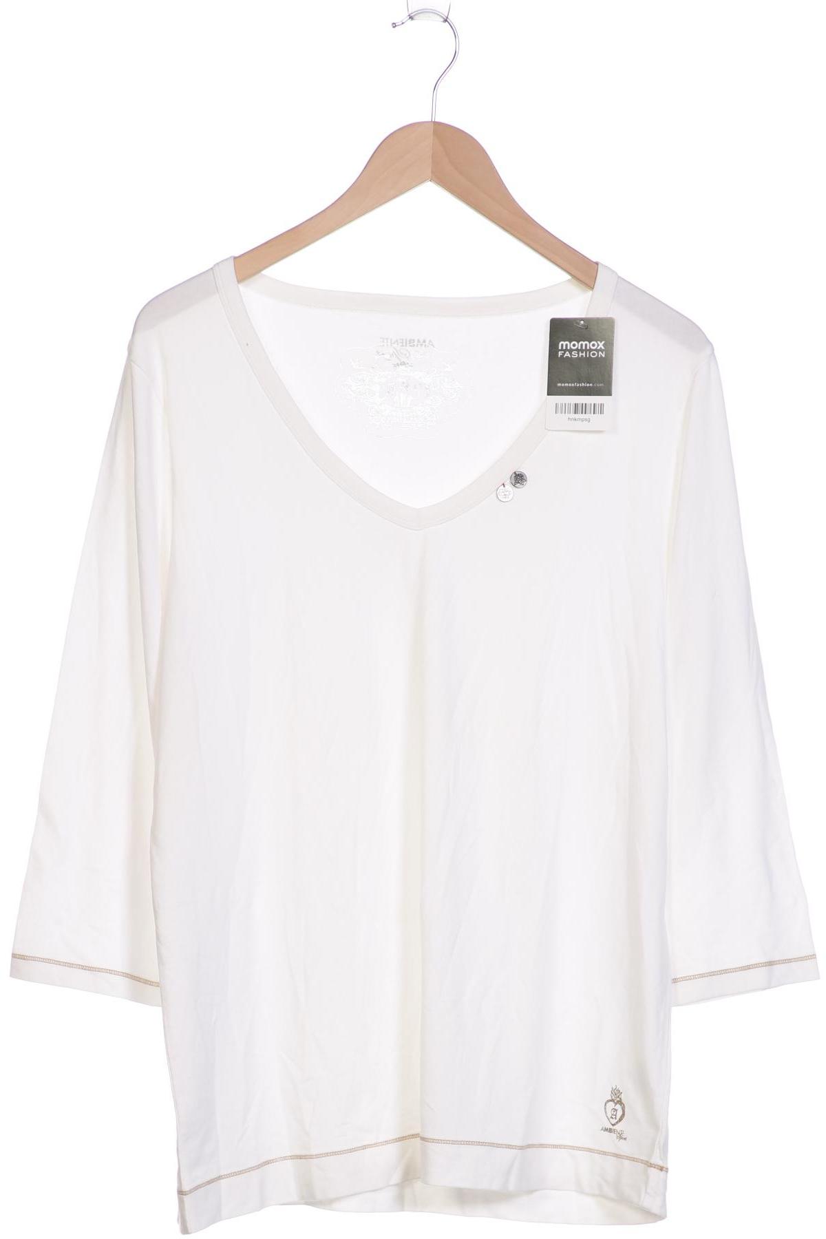 

AMBIENTE Damen Langarmshirt, weiß