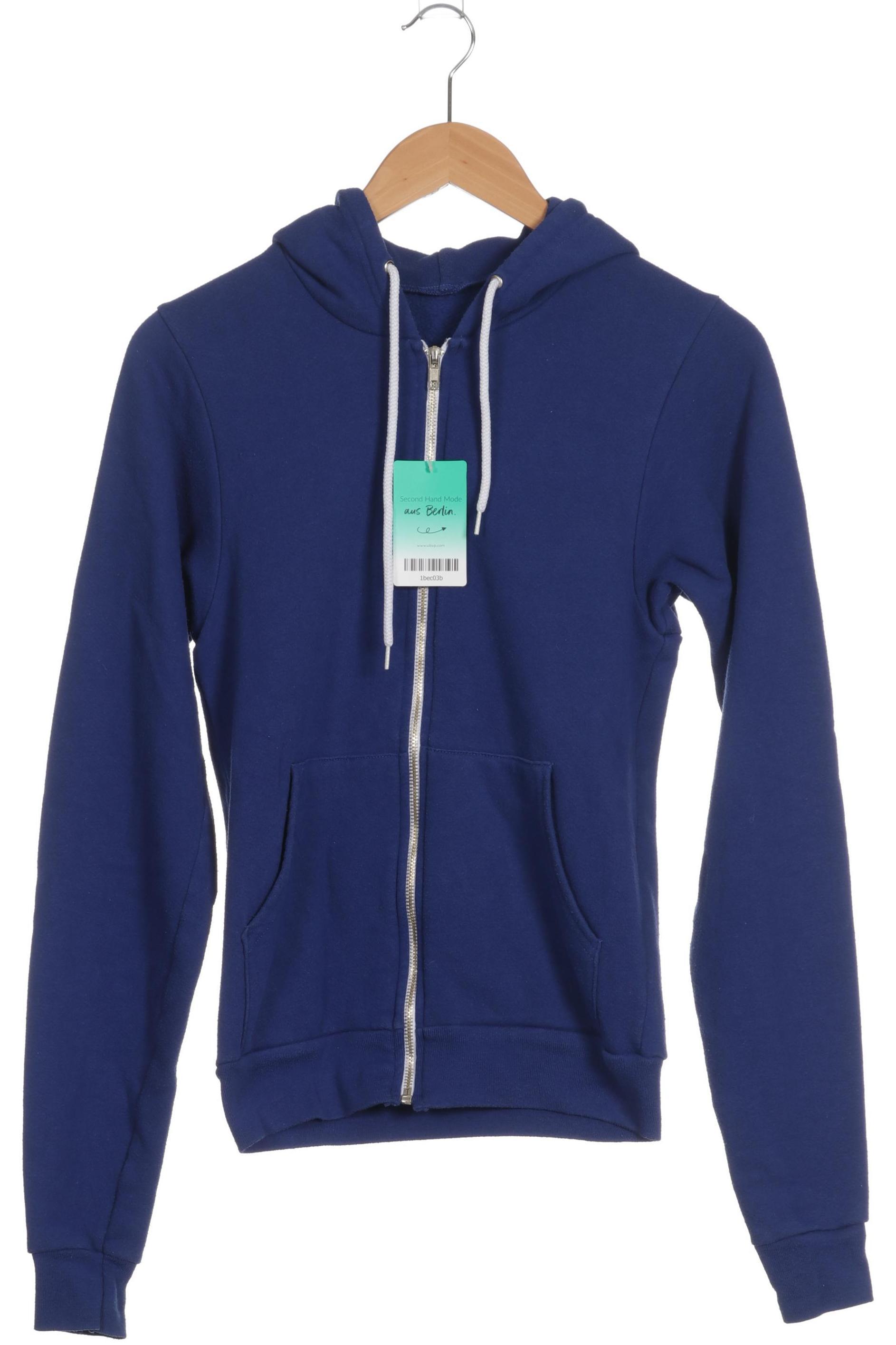 

American Apparel Damen Kapuzenpullover, blau, Gr.