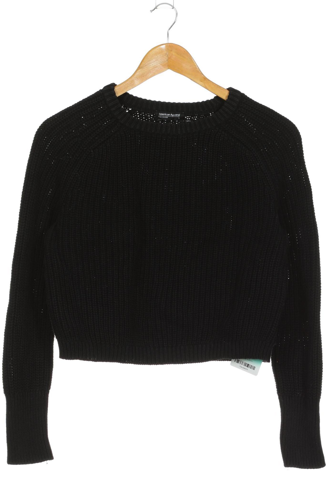 

American Apparel Damen Pullover, schwarz, Gr.