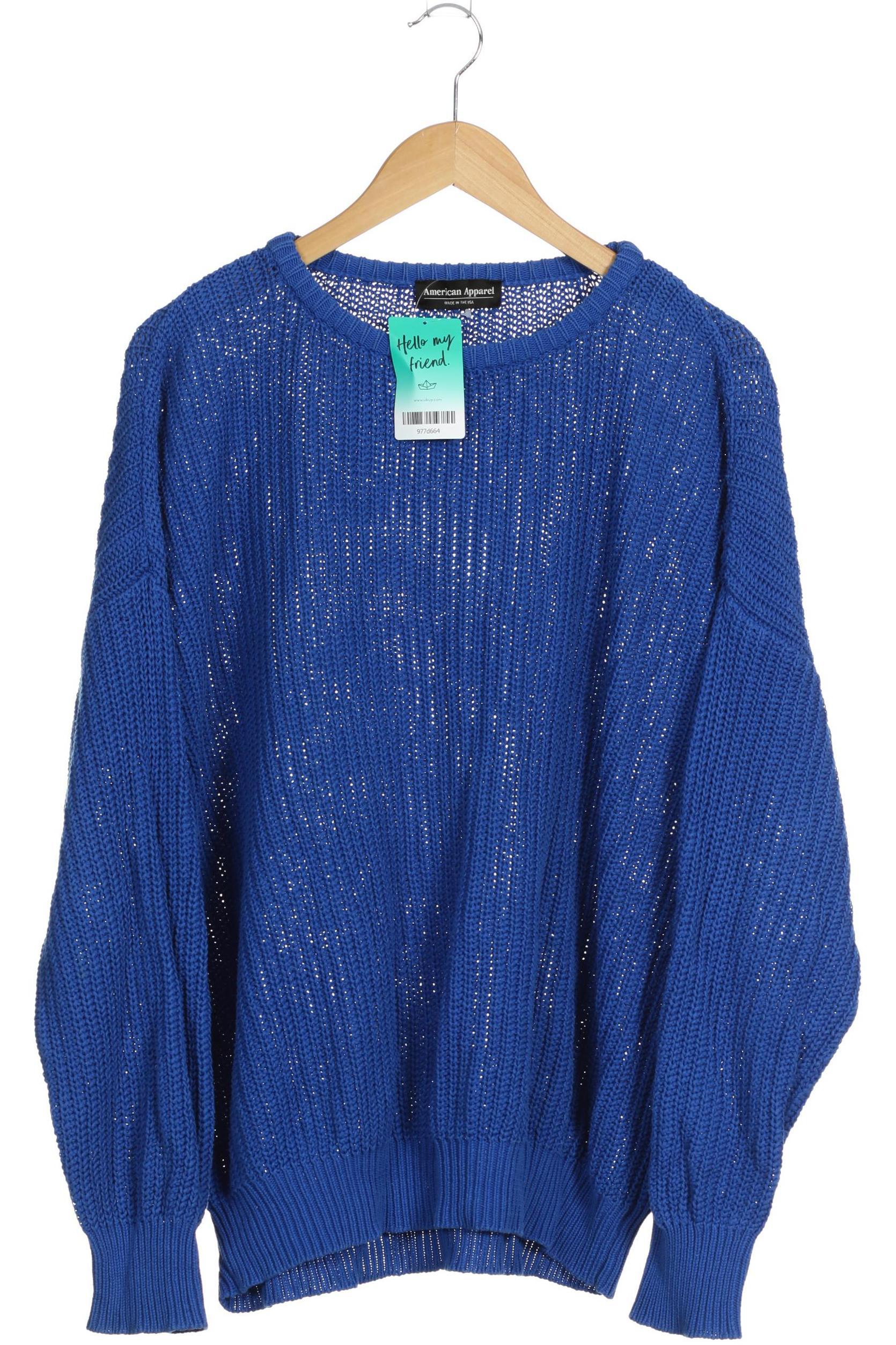 

American Apparel Damen Pullover, blau, Gr.