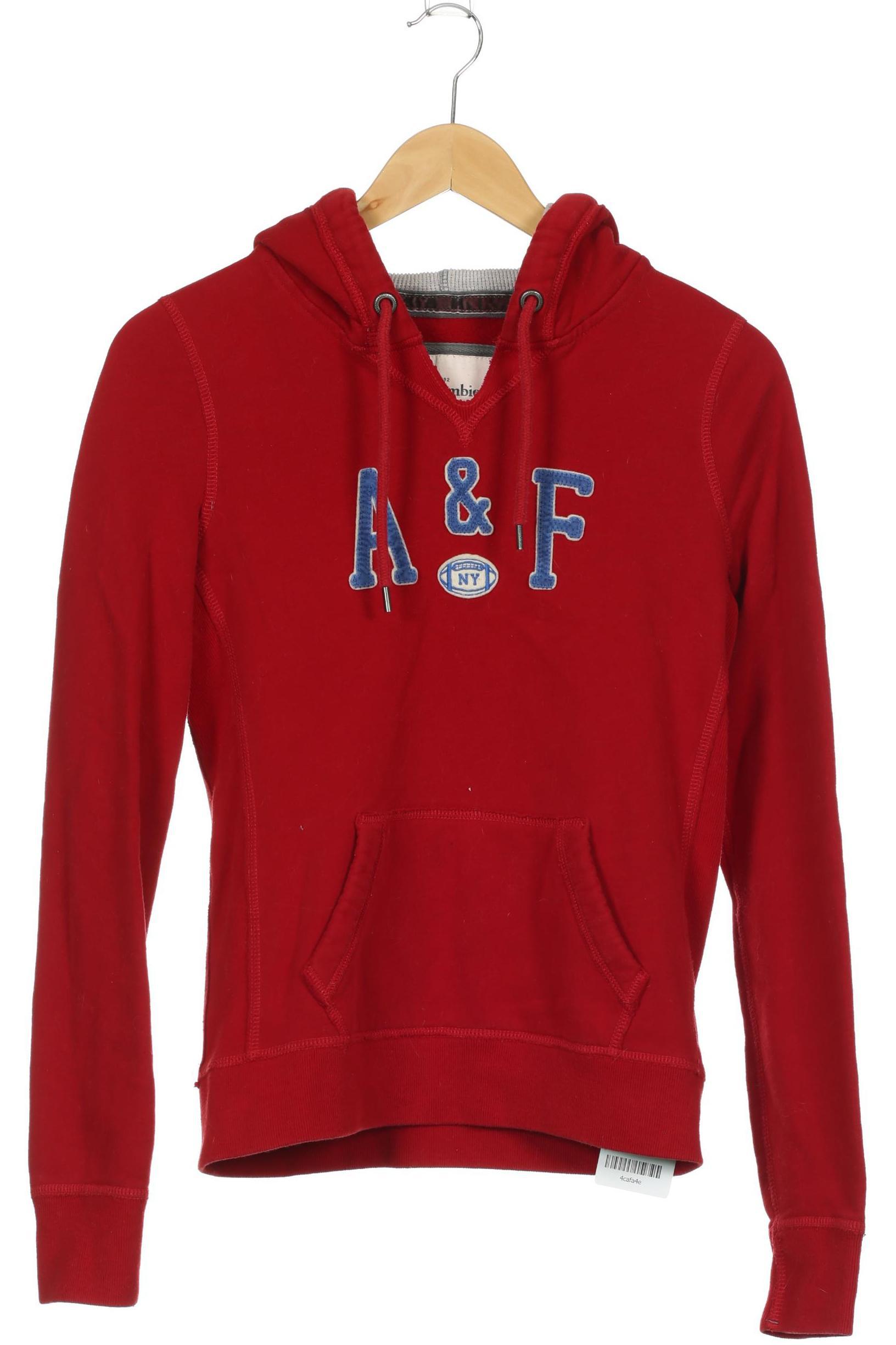 

Abercrombie & Fitch Herren Kapuzenpullover, rot, Gr.
