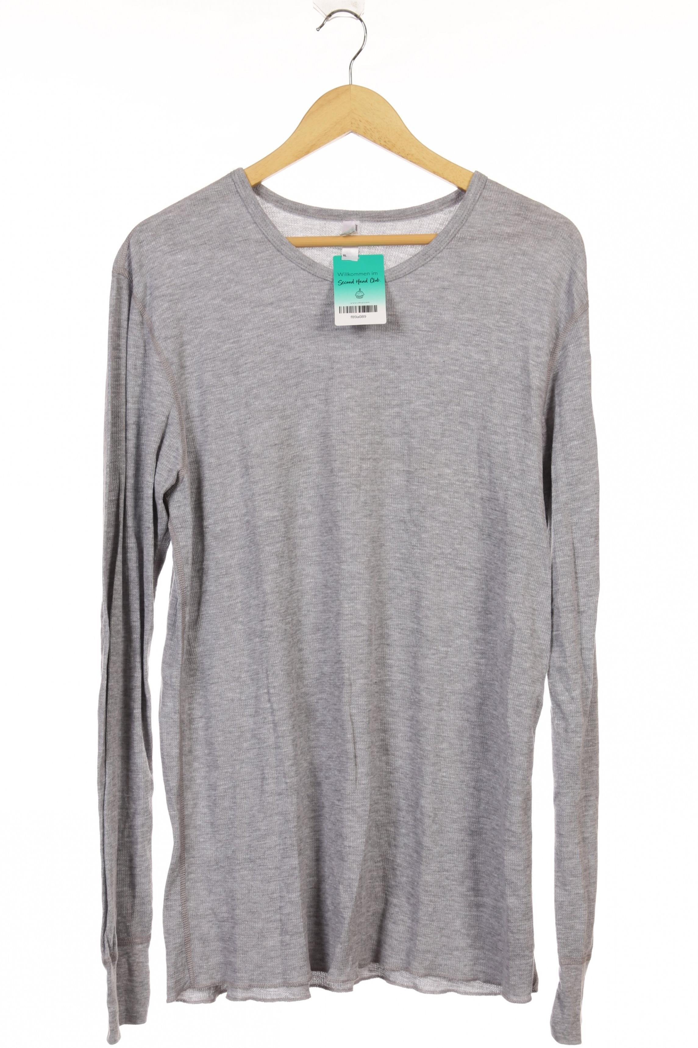 

American Apparel Herren Langarmshirt, grau, Gr.