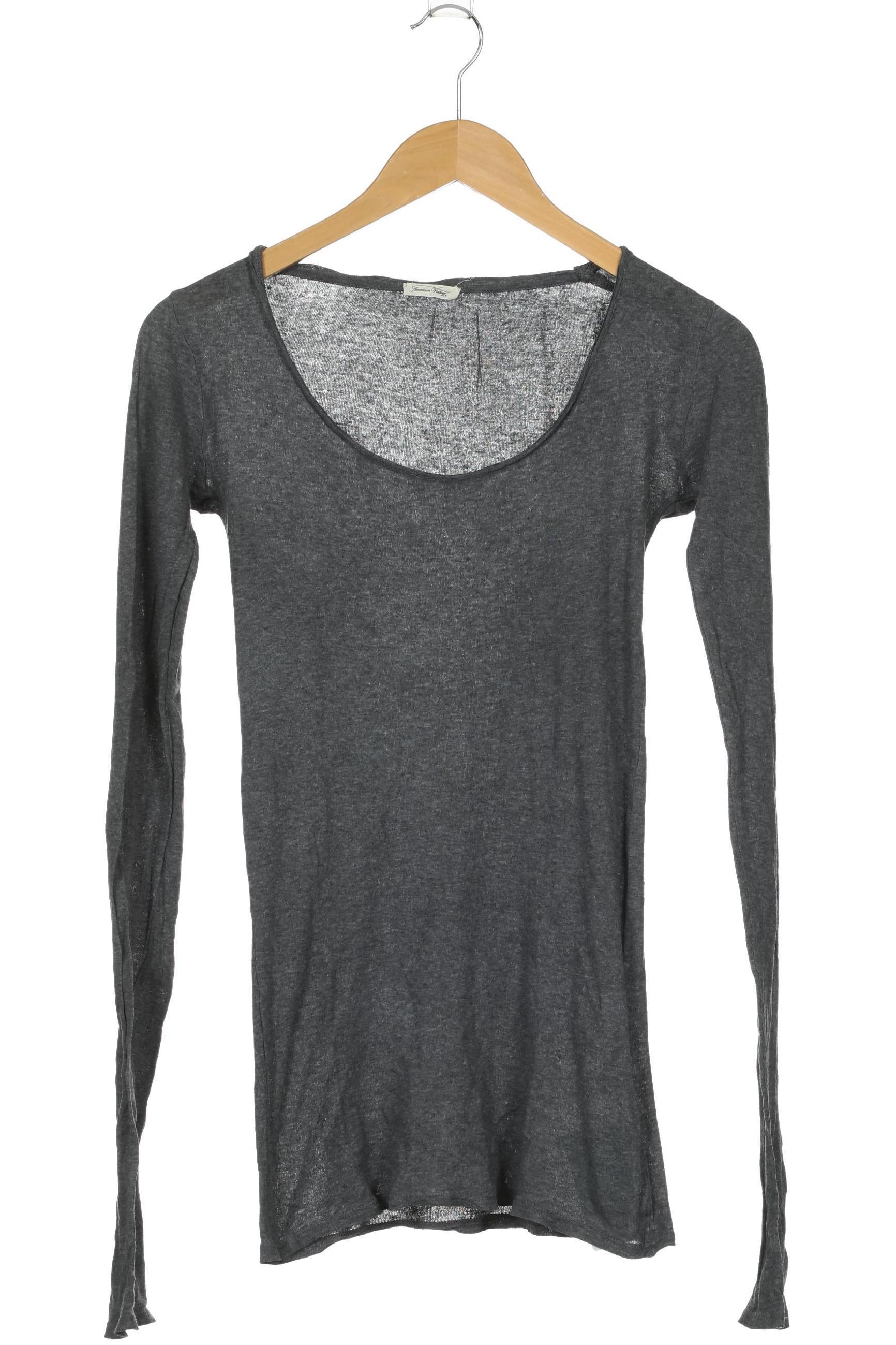 

American Vintage Damen Langarmshirt, grau, Gr.
