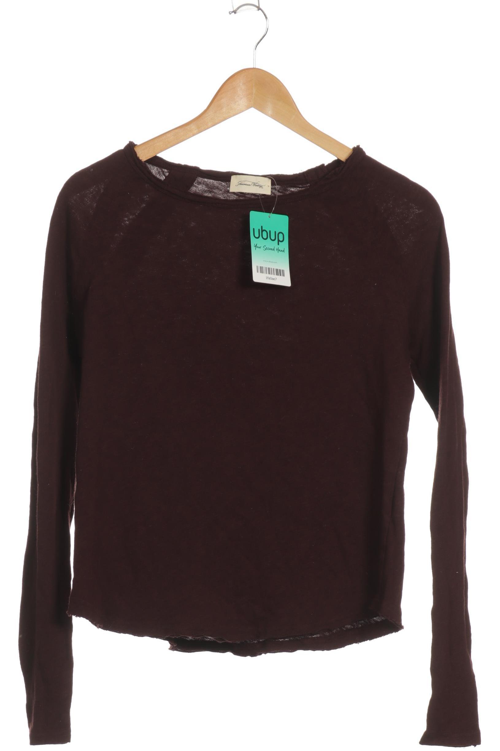 

American Vintage Damen Langarmshirt, rot, Gr.