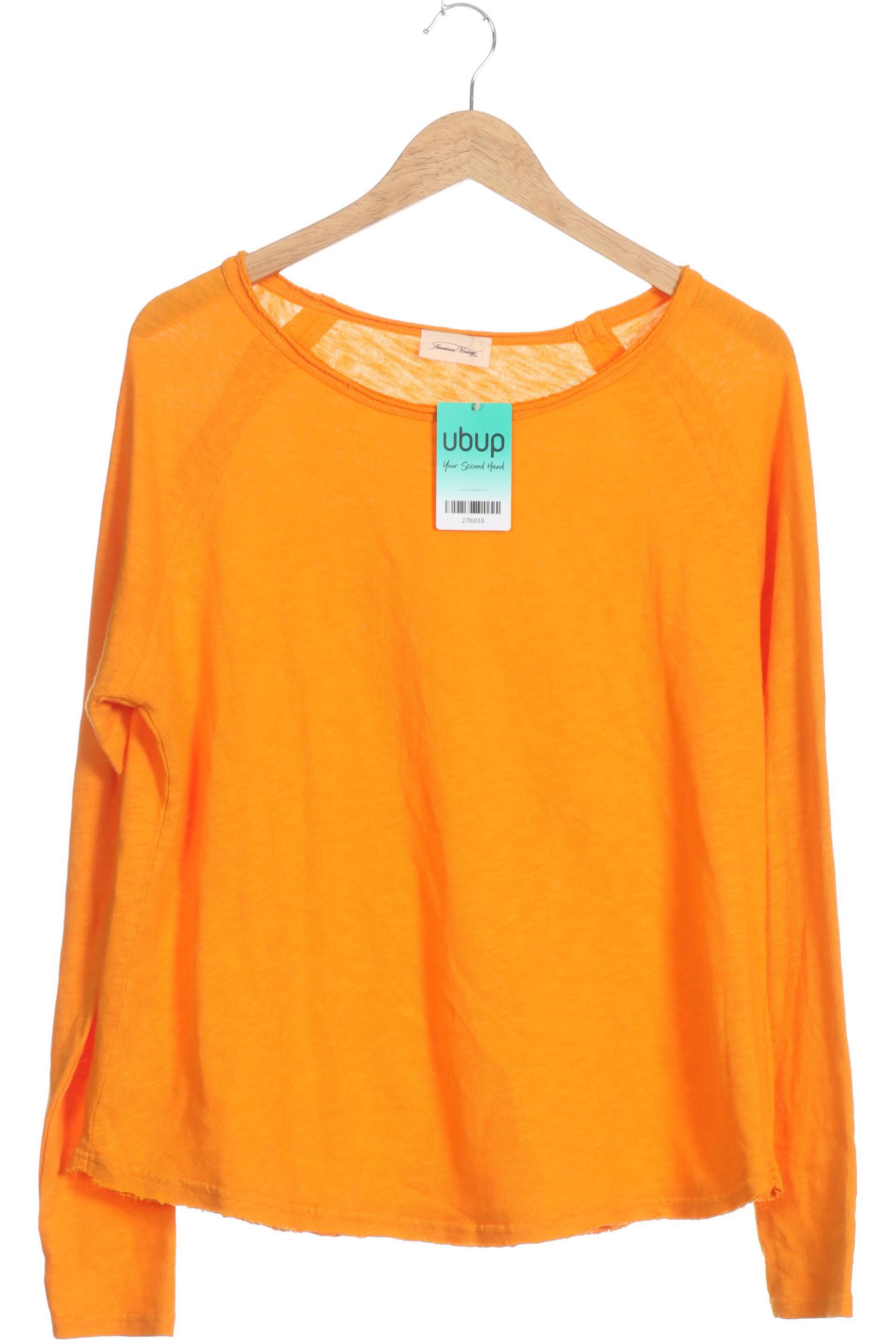 

American Vintage Damen Langarmshirt, orange, Gr.