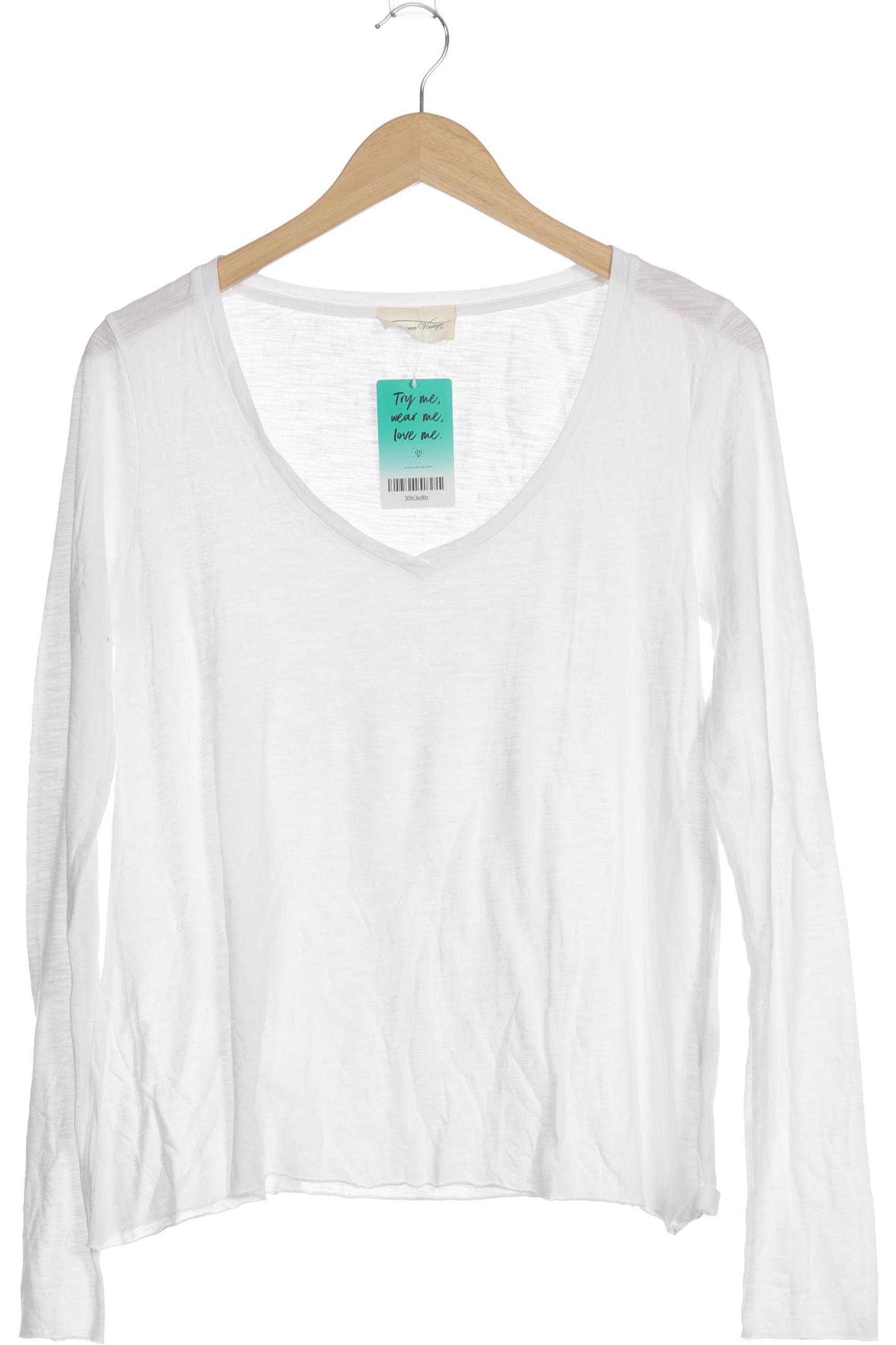 

American Vintage Damen Langarmshirt, weiß, Gr.