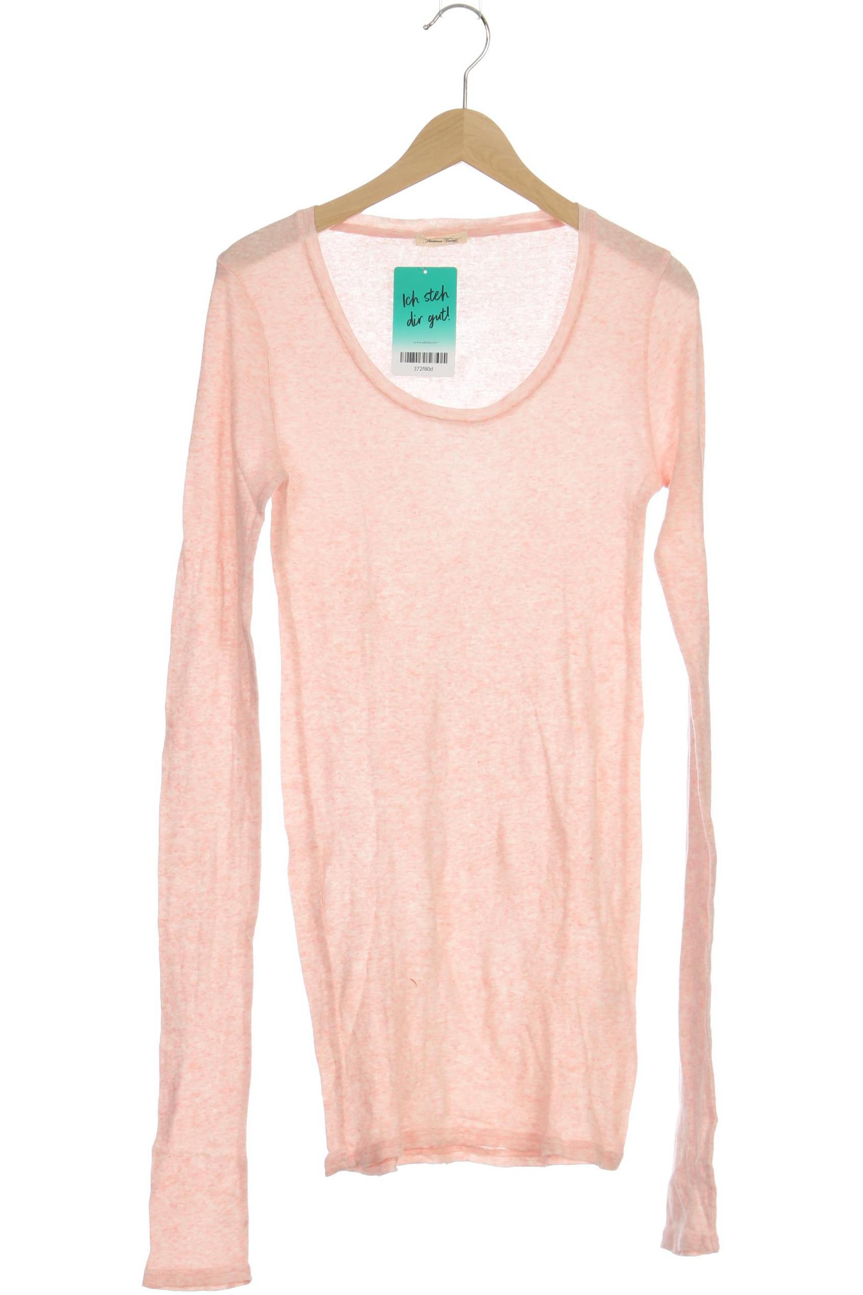 

American Vintage Damen Langarmshirt, pink, Gr.