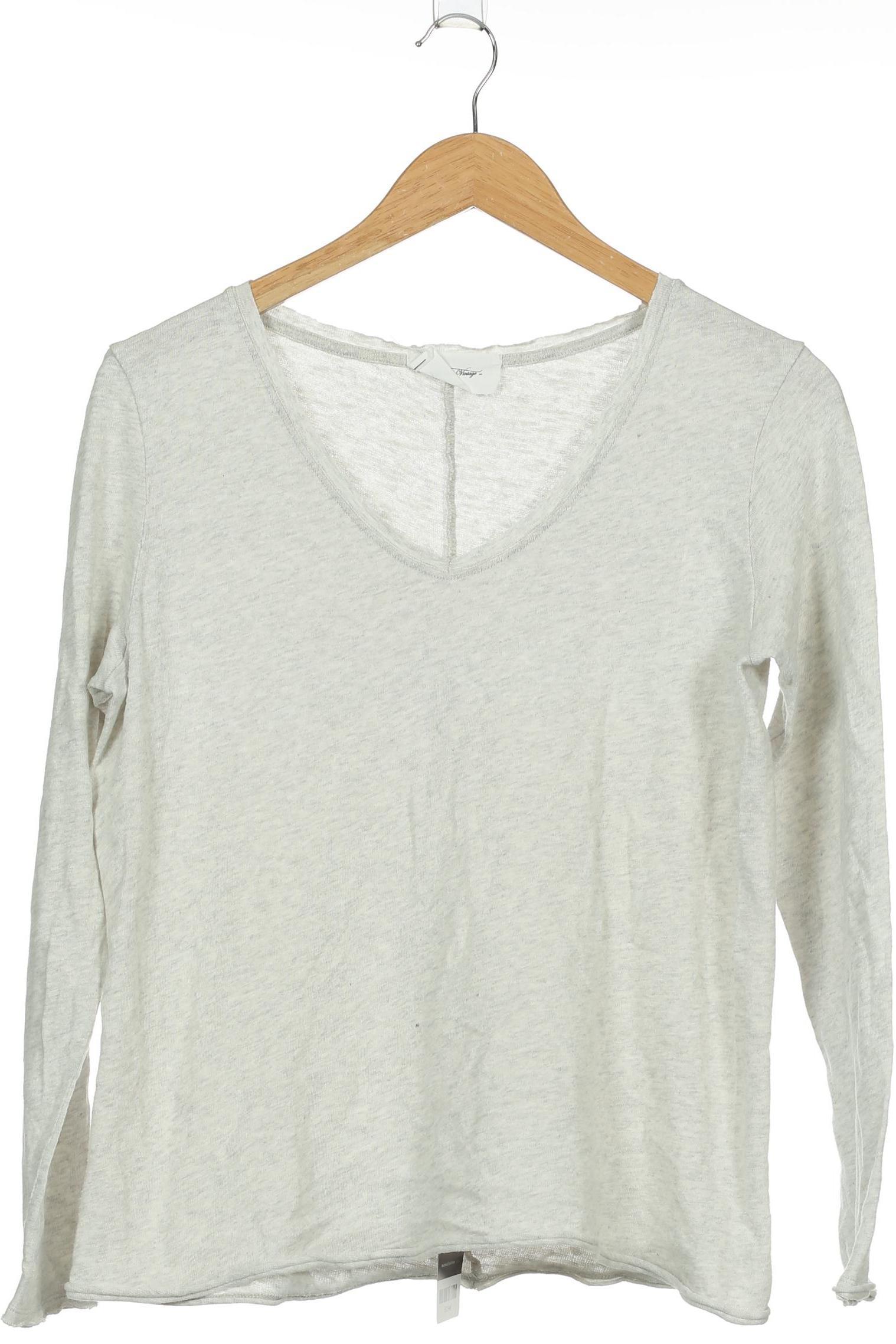 

American Vintage Damen Langarmshirt, beige, Gr.