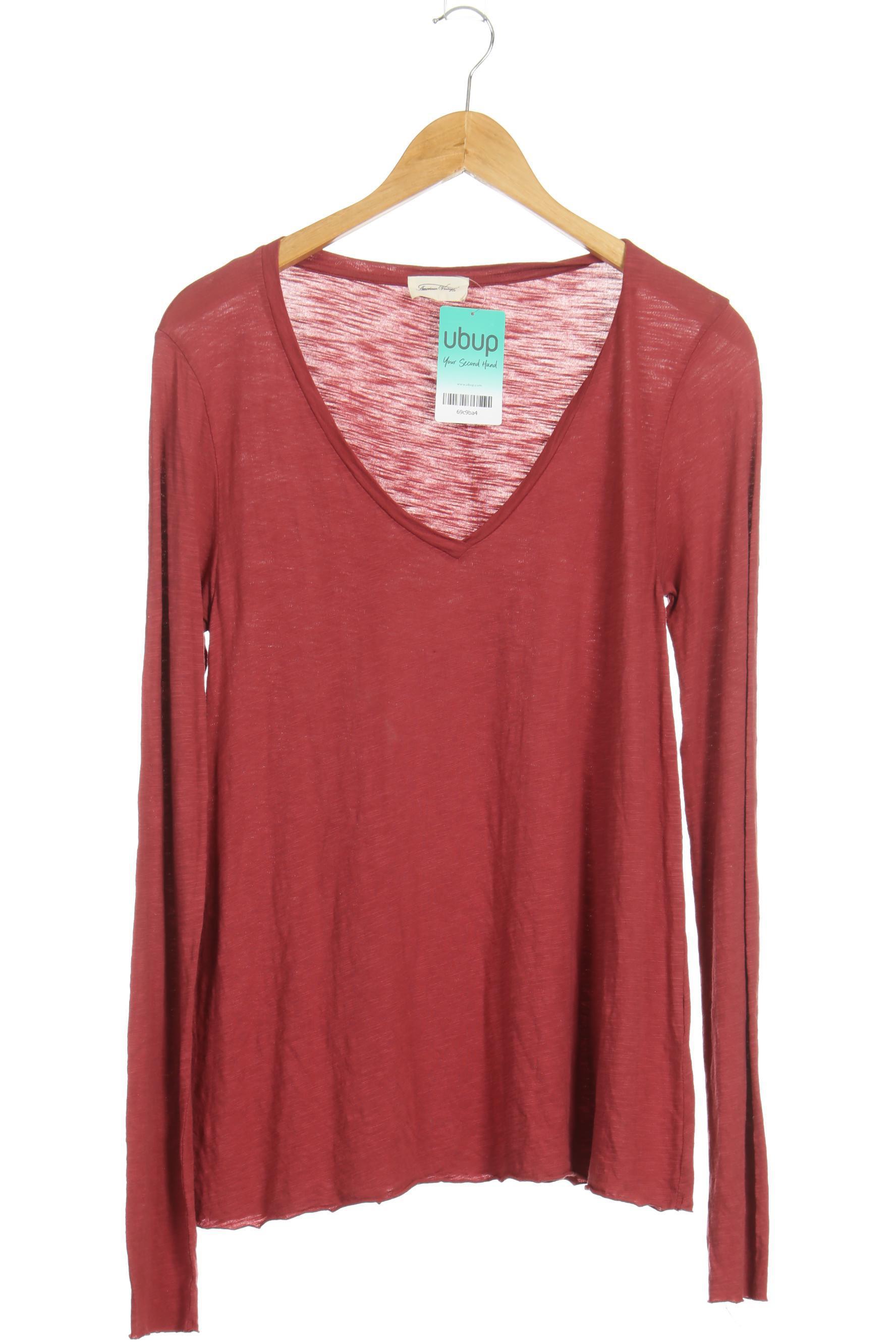 

American Vintage Damen Langarmshirt, rot, Gr.