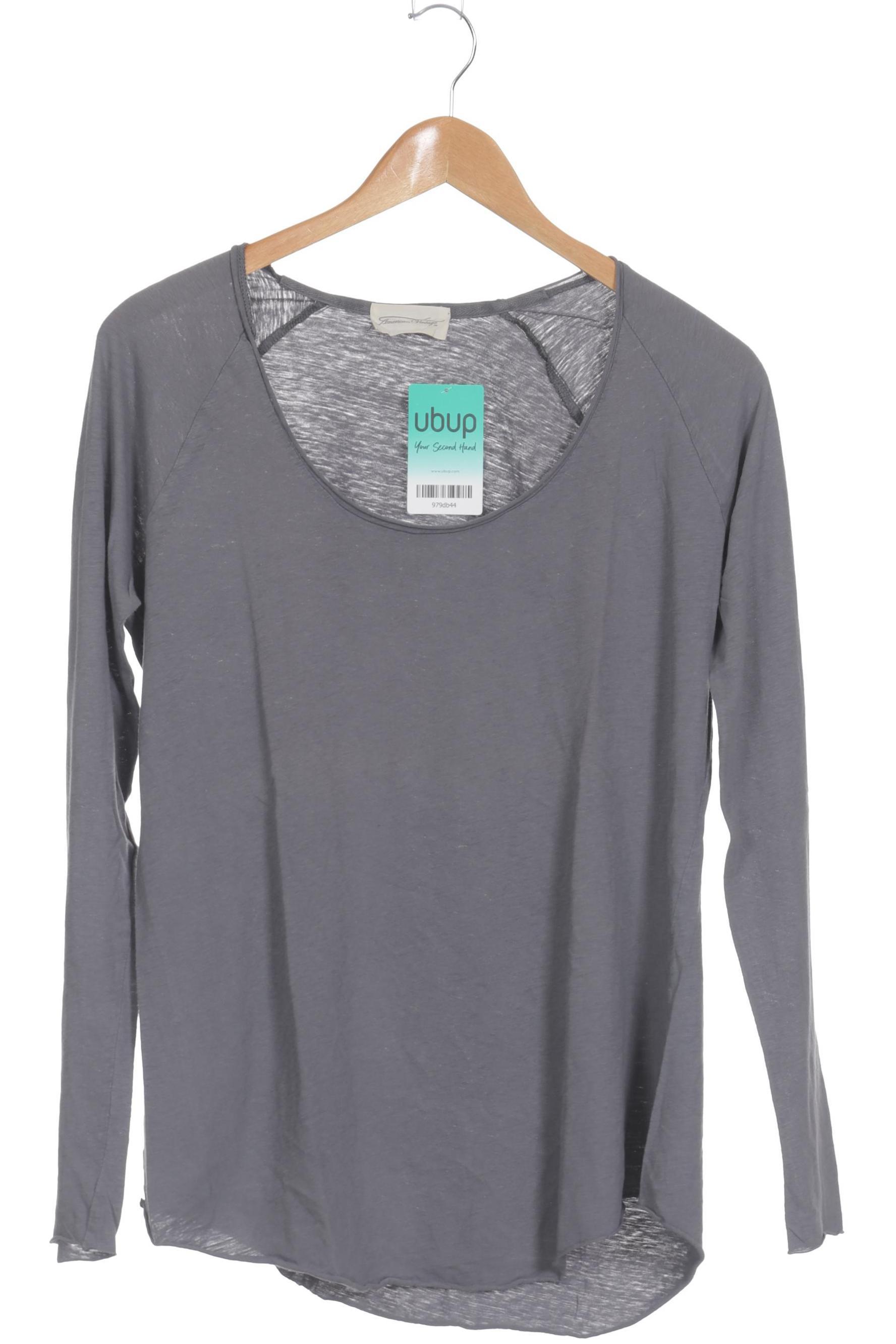 

American Vintage Damen Langarmshirt, grau, Gr.