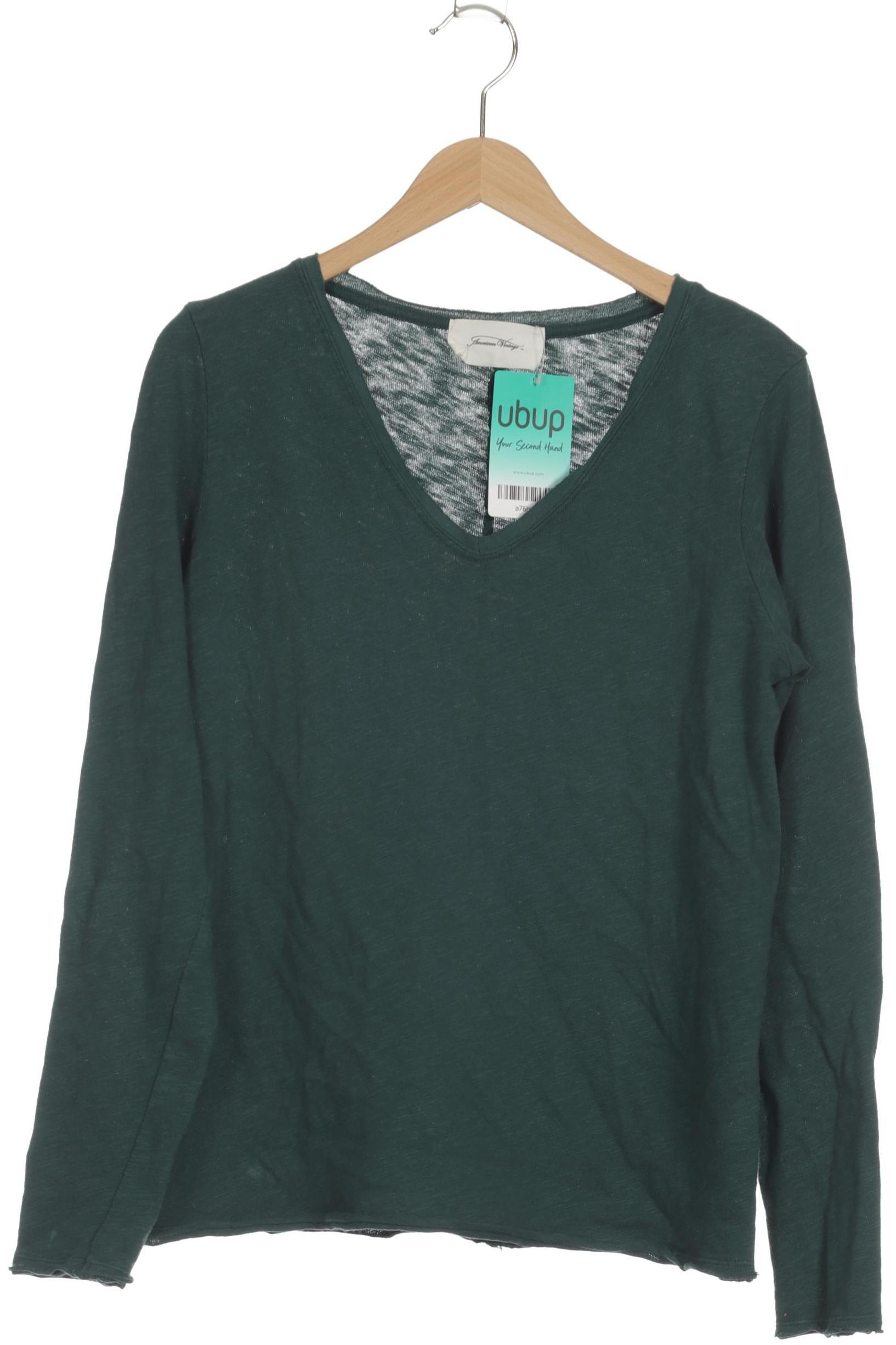 

American Vintage Damen Langarmshirt, grün, Gr.