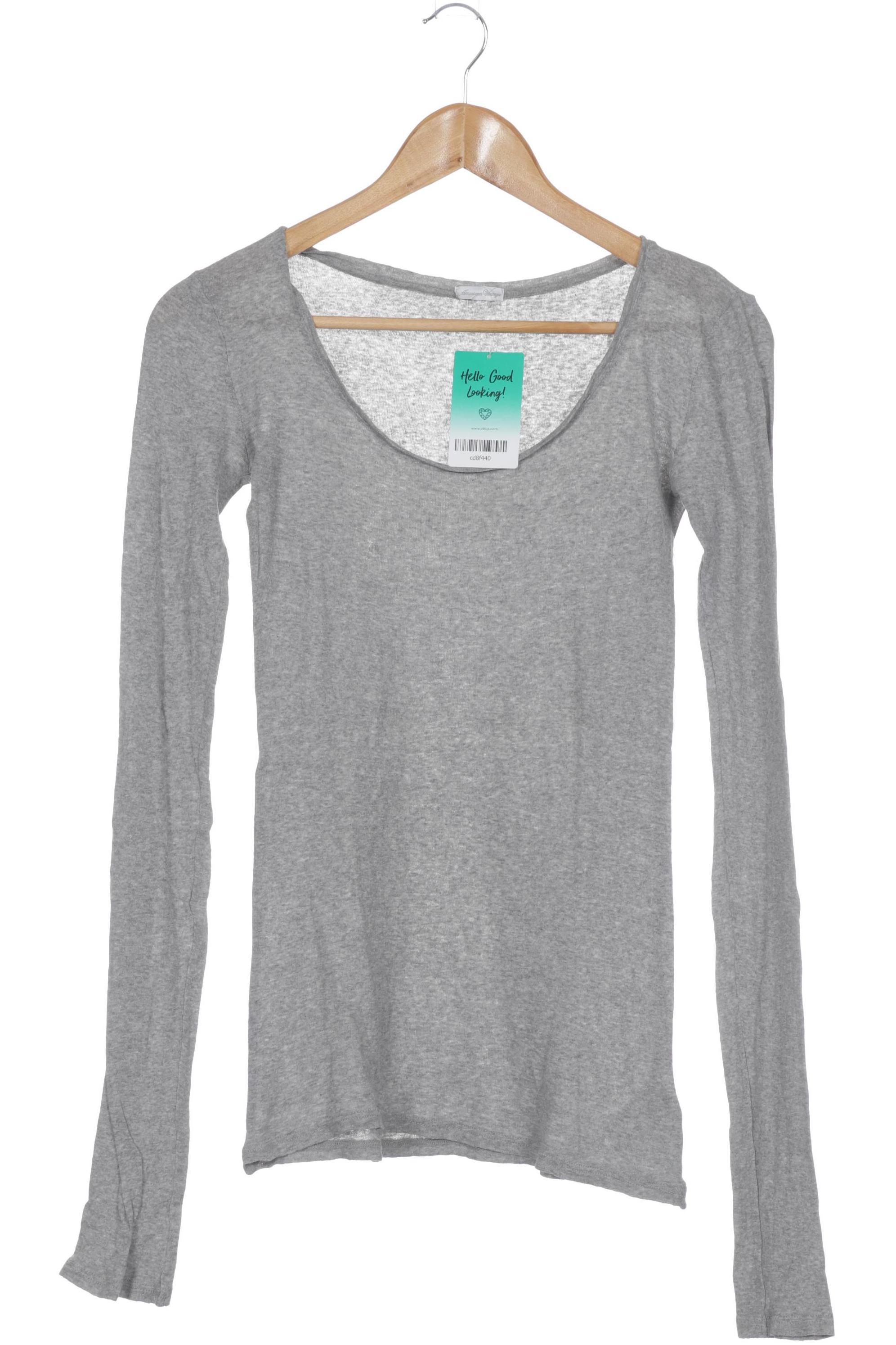 

American Vintage Damen Langarmshirt, grau, Gr.