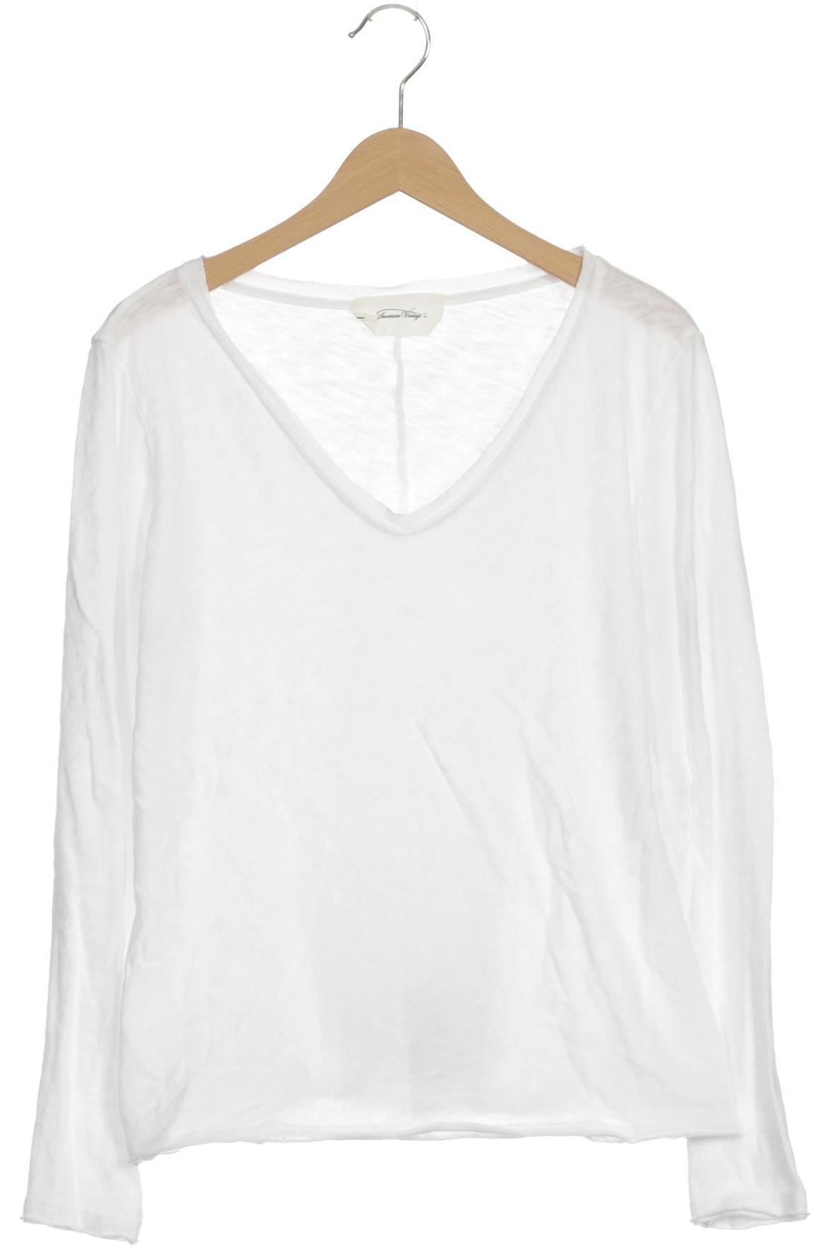 

American Vintage Damen Langarmshirt, weiß, Gr.