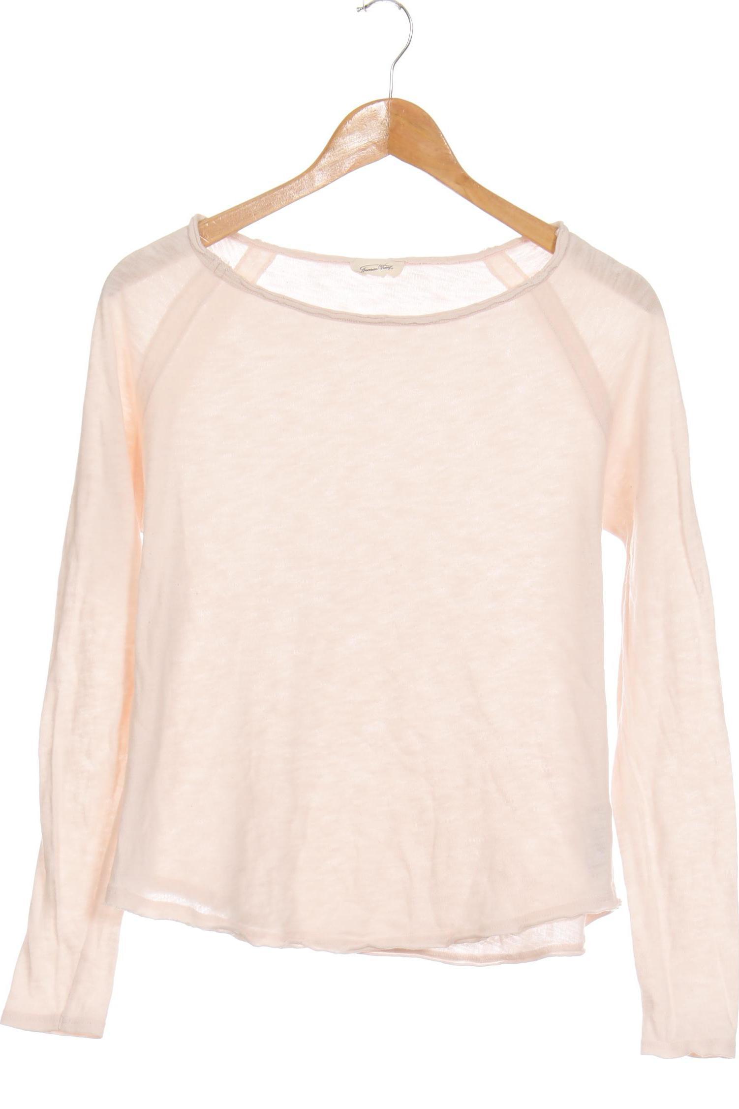 

American Vintage Damen Langarmshirt, pink, Gr.