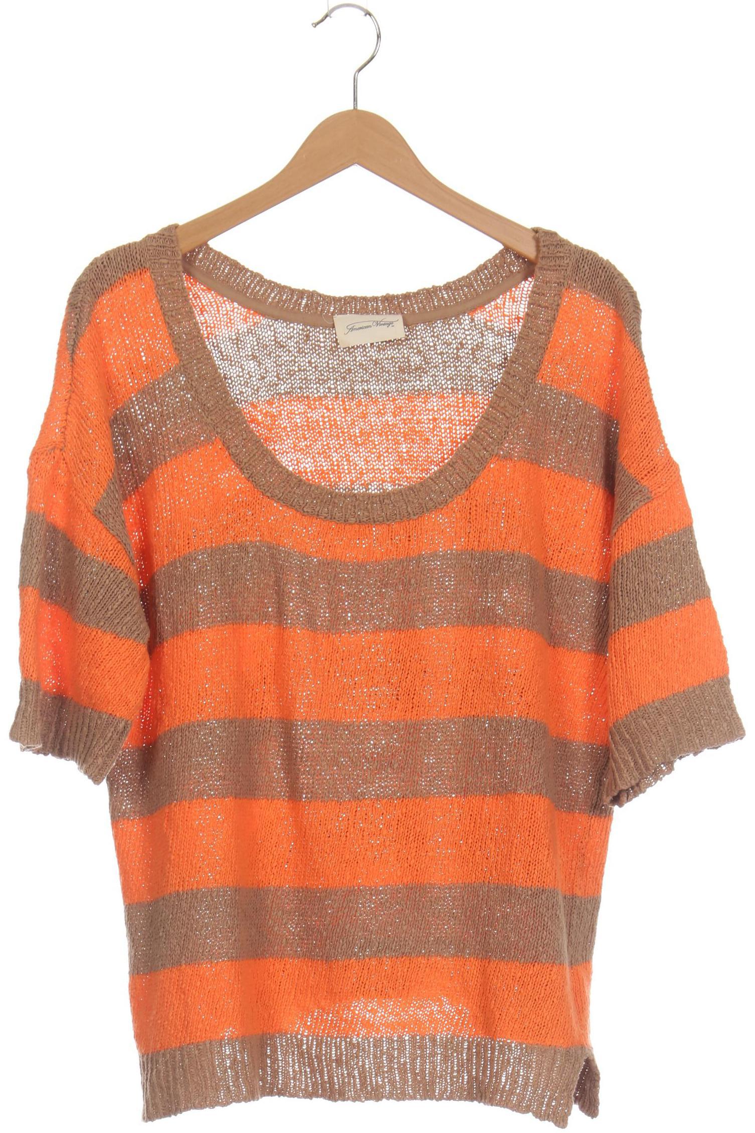 

American Vintage Damen Pullover, orange, Gr.
