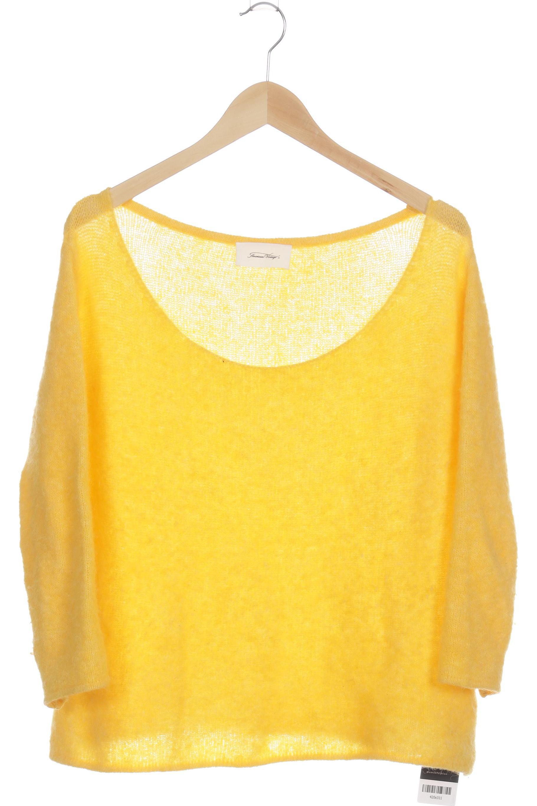 

American Vintage Damen Pullover, gelb, Gr.