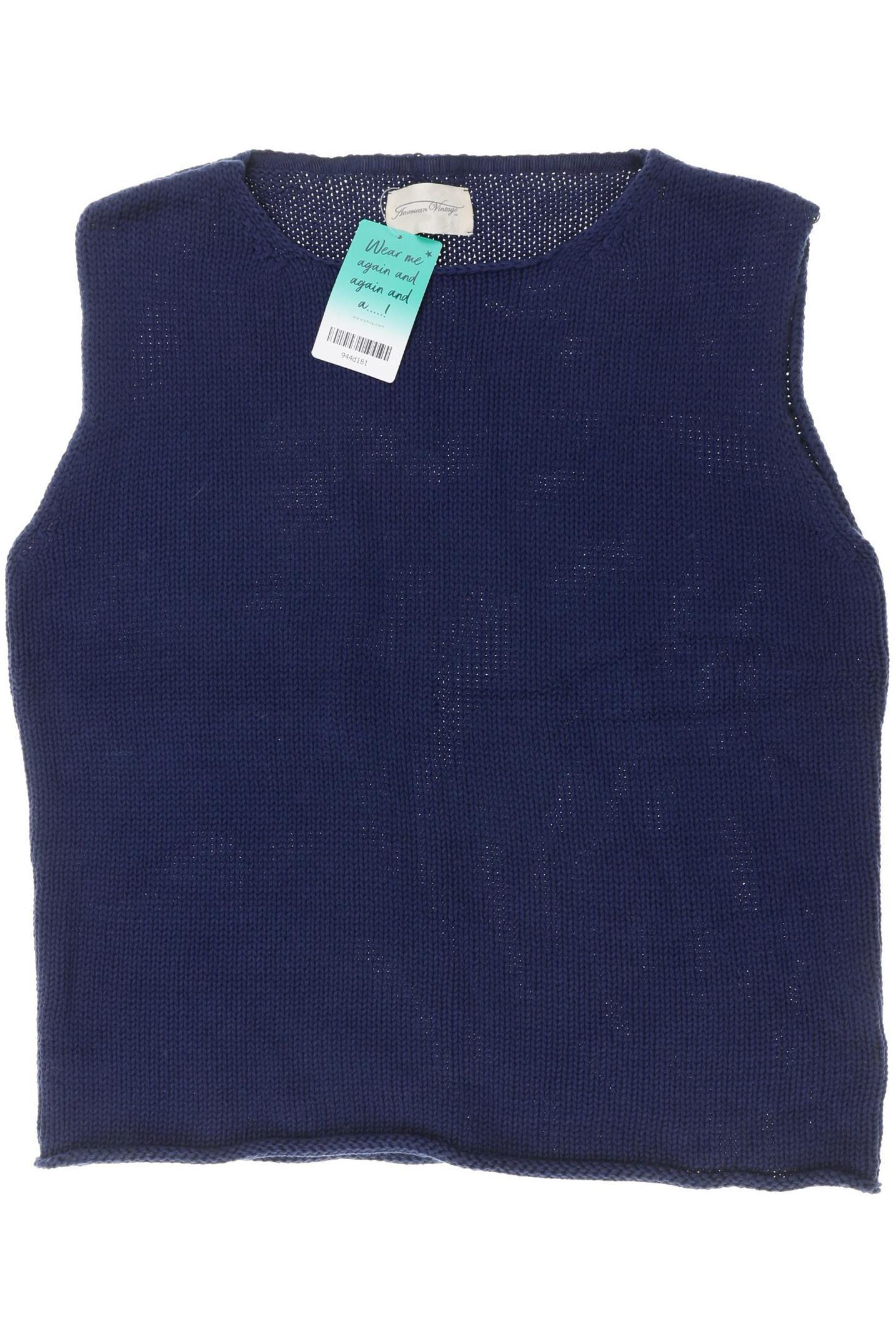 

American Vintage Damen Pullover, blau, Gr.