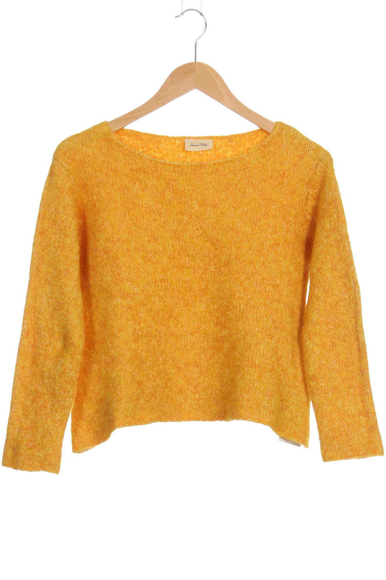 

American Vintage Damen Pullover, gelb, Gr.