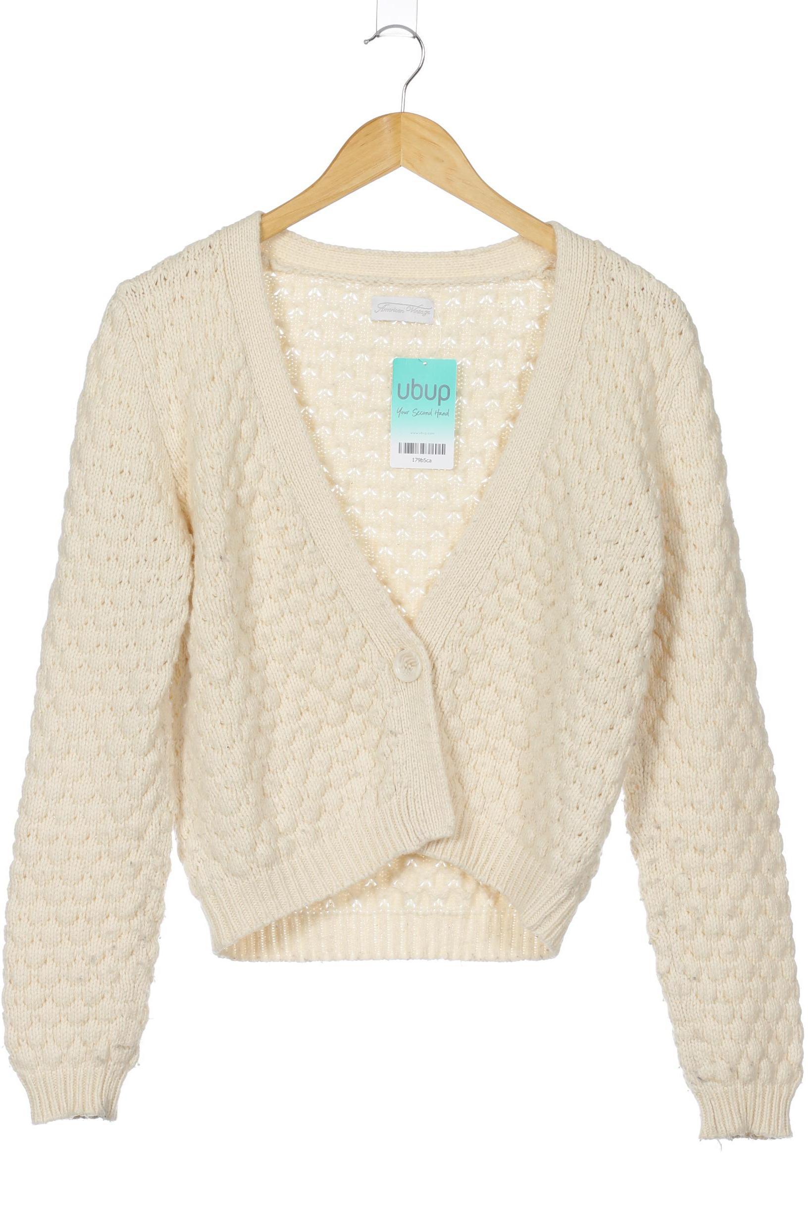 

American Vintage Damen Strickjacke, weiß, Gr.