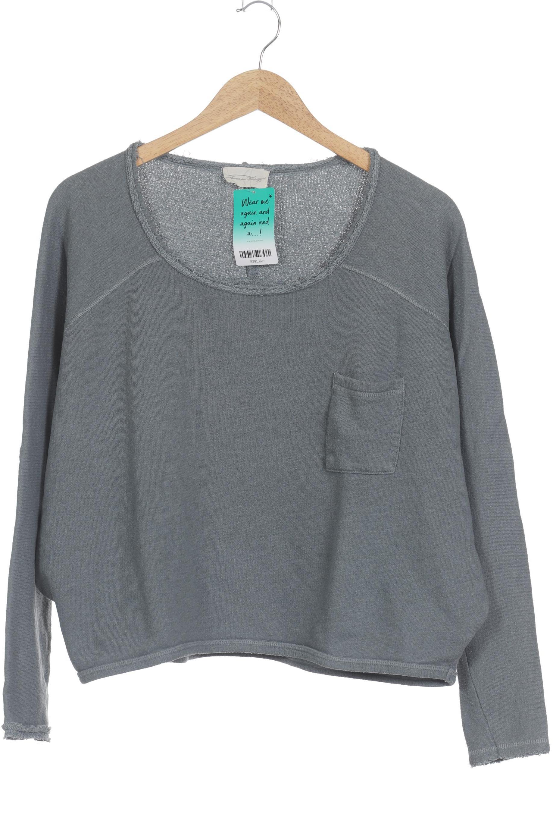 

American Vintage Damen Sweatshirt, türkis, Gr.