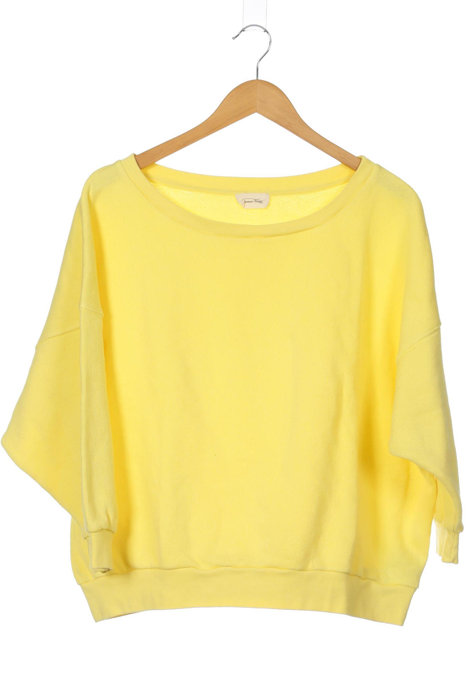 

American Vintage Damen Sweatshirt, gelb, Gr.