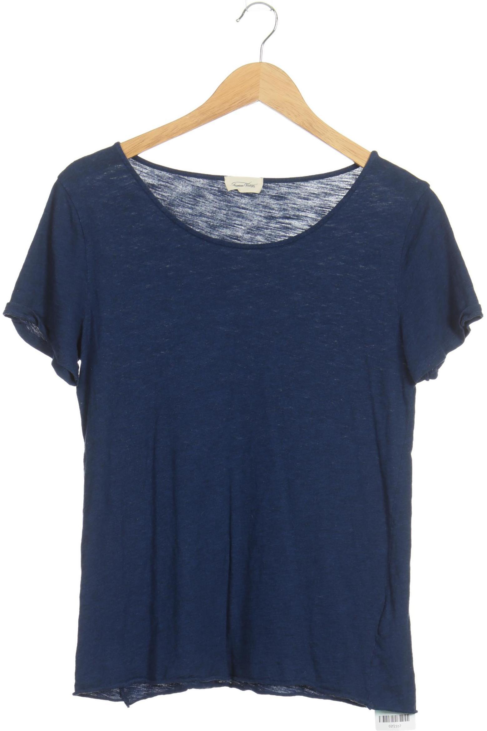 

American Vintage Damen T-Shirt, blau, Gr.