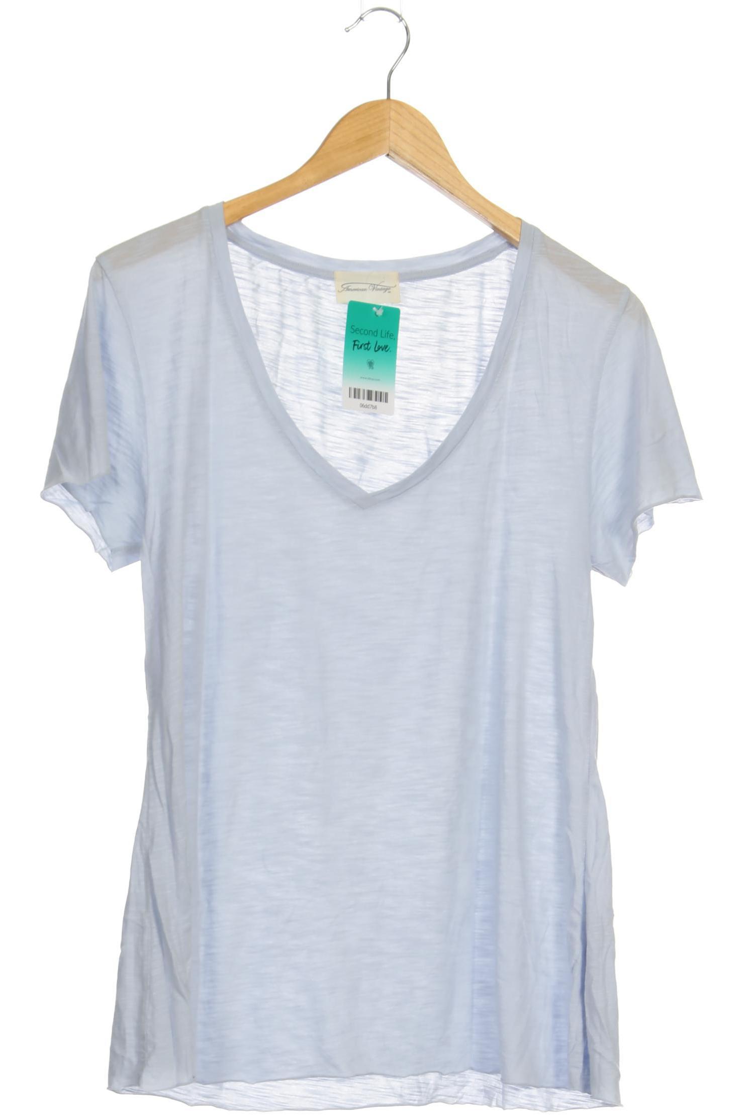 

American Vintage Damen T-Shirt, blau, Gr.